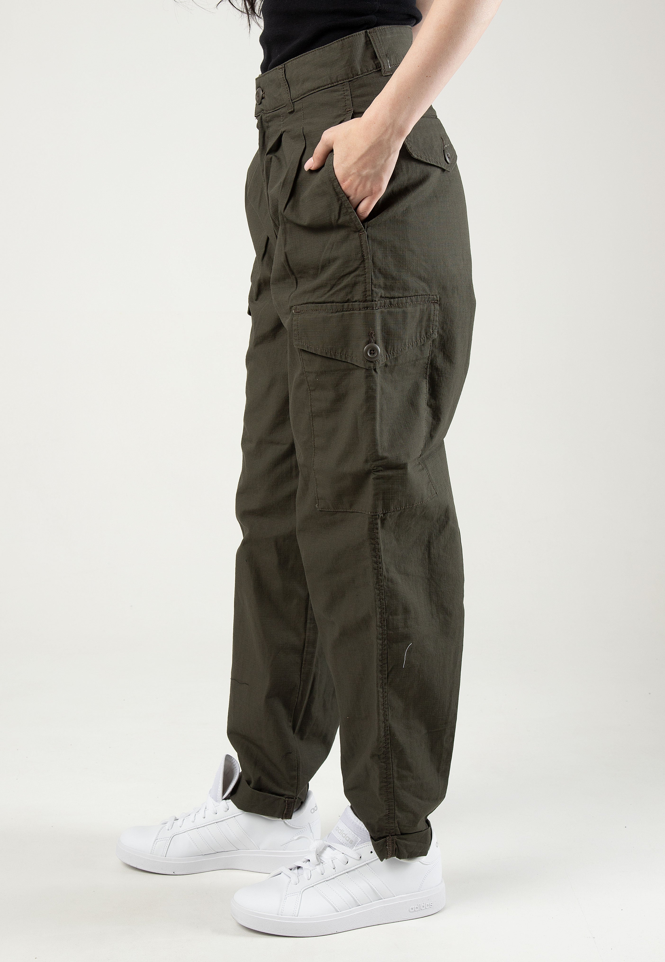 Carhartt WIP - W' Collins Rinsed Cypress - Pants | Women-Image