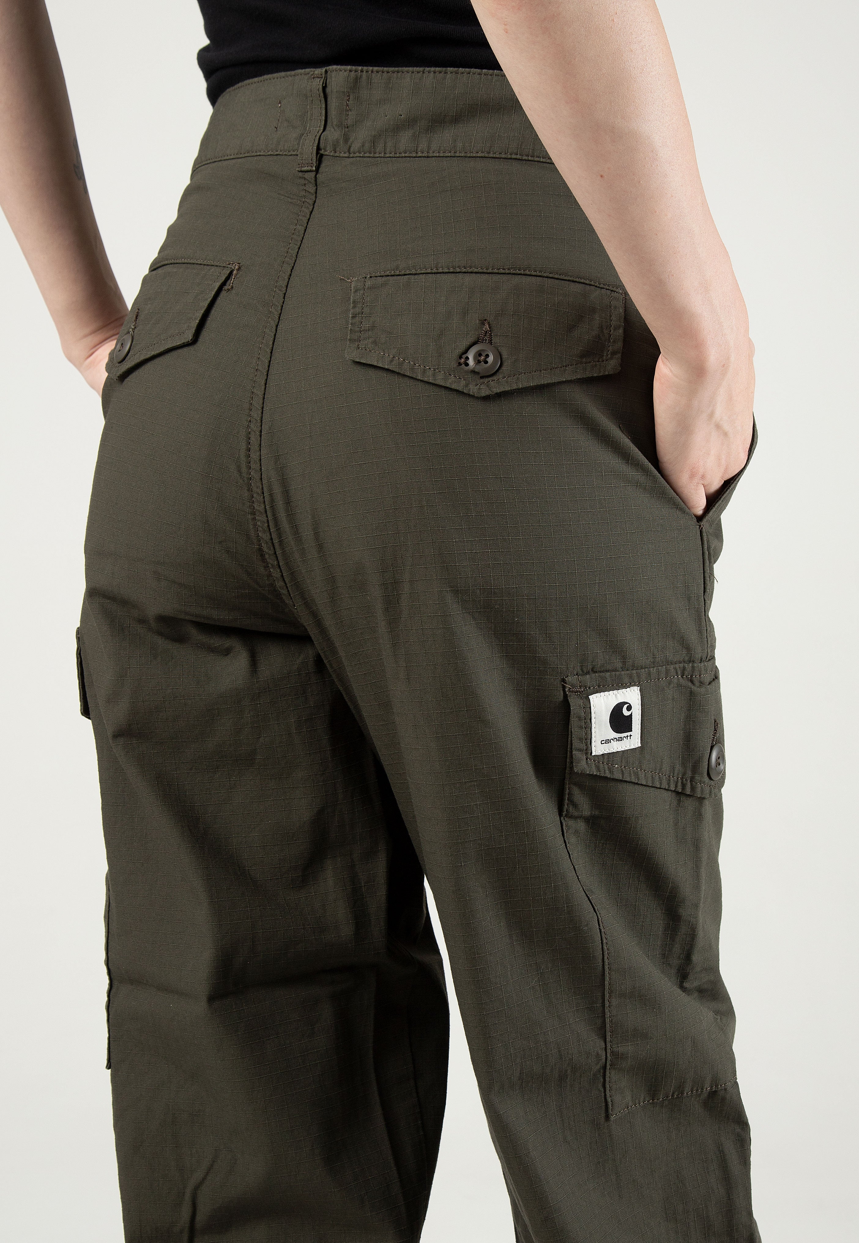 Carhartt WIP - W' Collins Rinsed Cypress - Pants | Women-Image