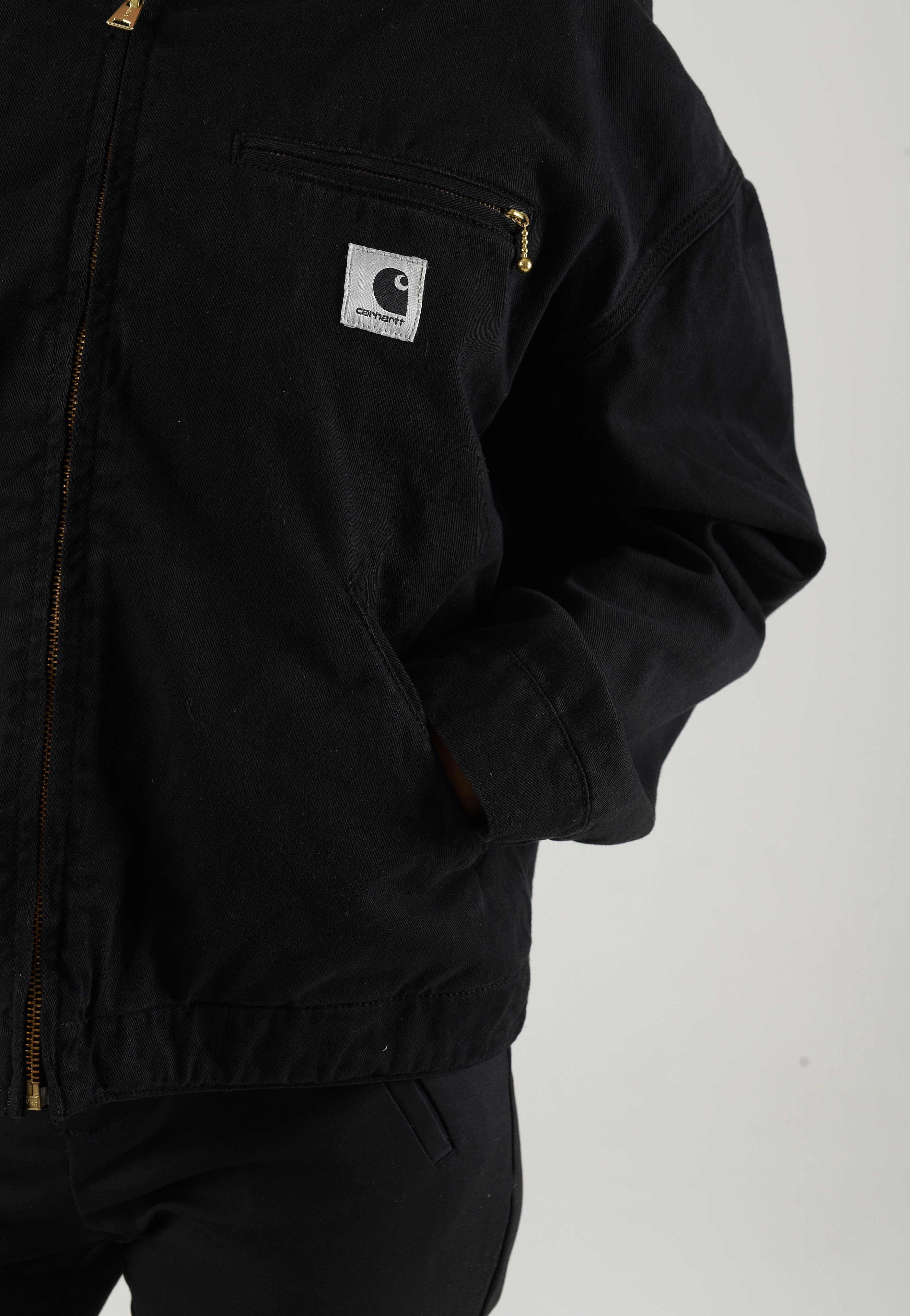 Carhartt WIP - W' Derby Garment Dyed Black - Jacket | Women-Image