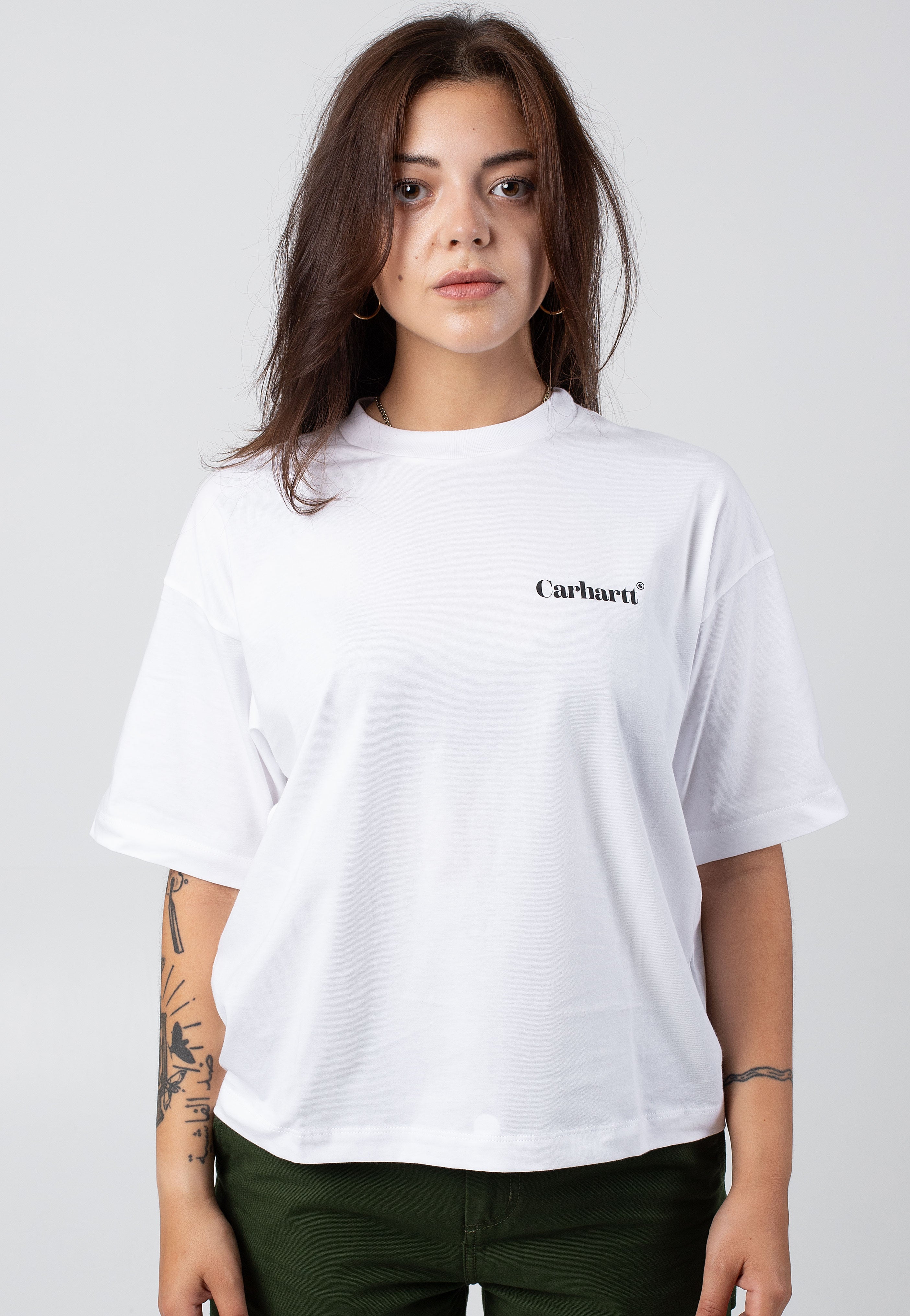 Carhartt WIP - W' Fold Leo White - T-Shirt | Women-Image