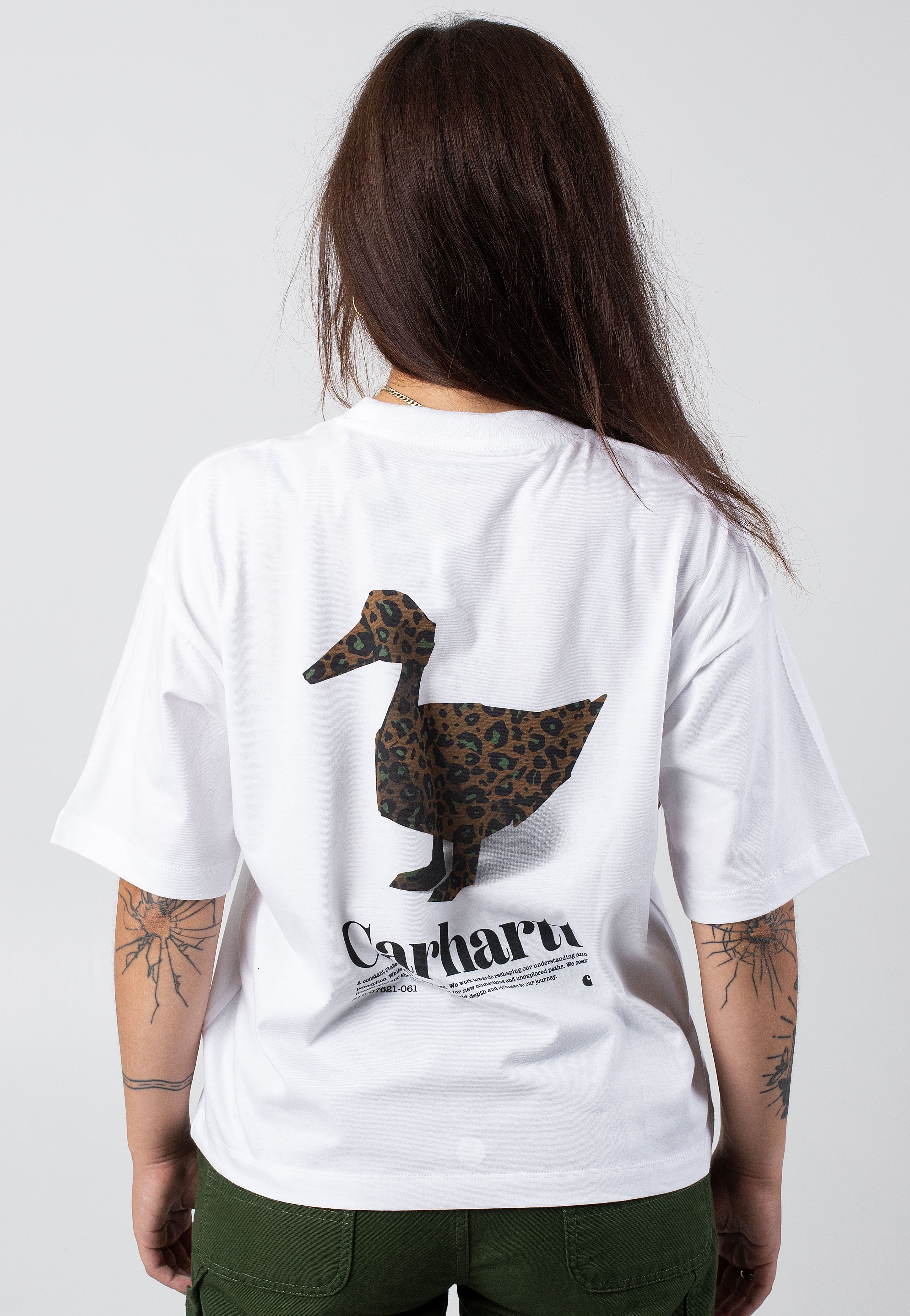 Carhartt WIP - W' Fold Leo White - T-Shirt | Women-Image