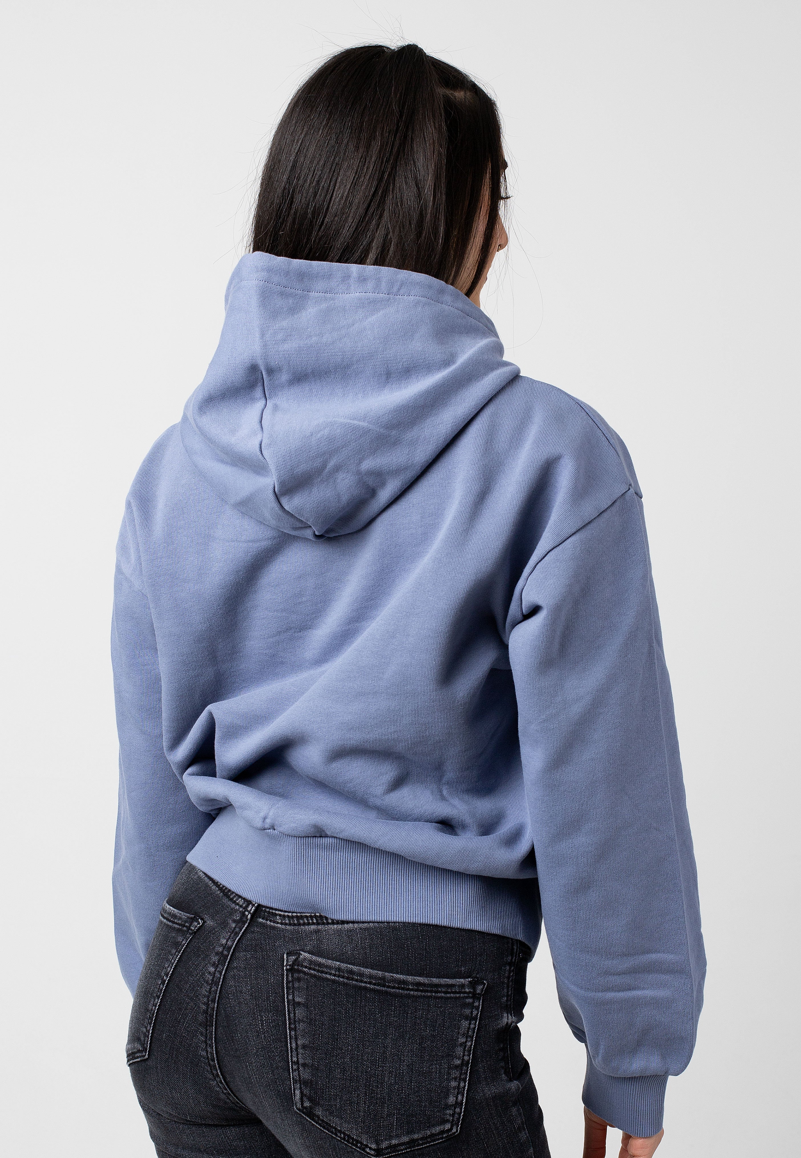 Carhartt WIP - W' Hooded Casey Bay Blue/Silver - Hoodie | Women-Image