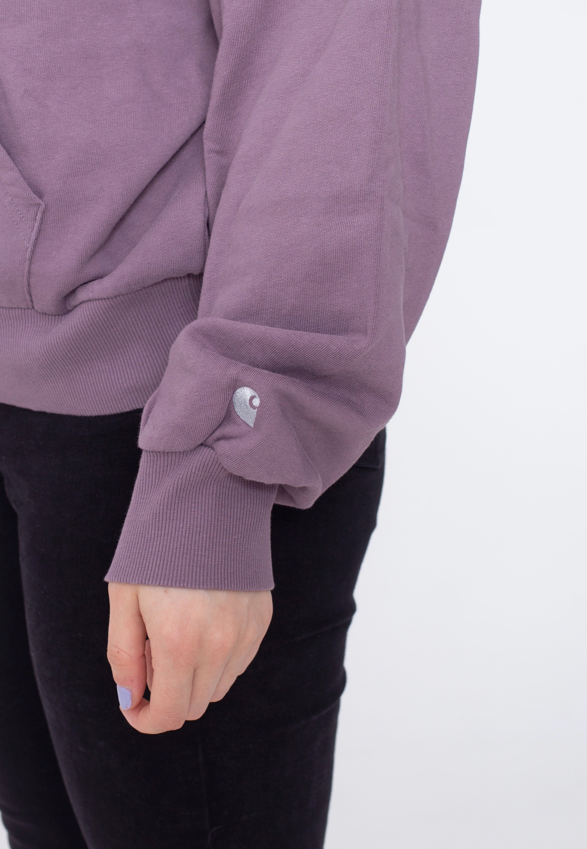 Carhartt WIP - W' Hooded Casey Misty Thistle/Silver - Hoodie | Women-Image