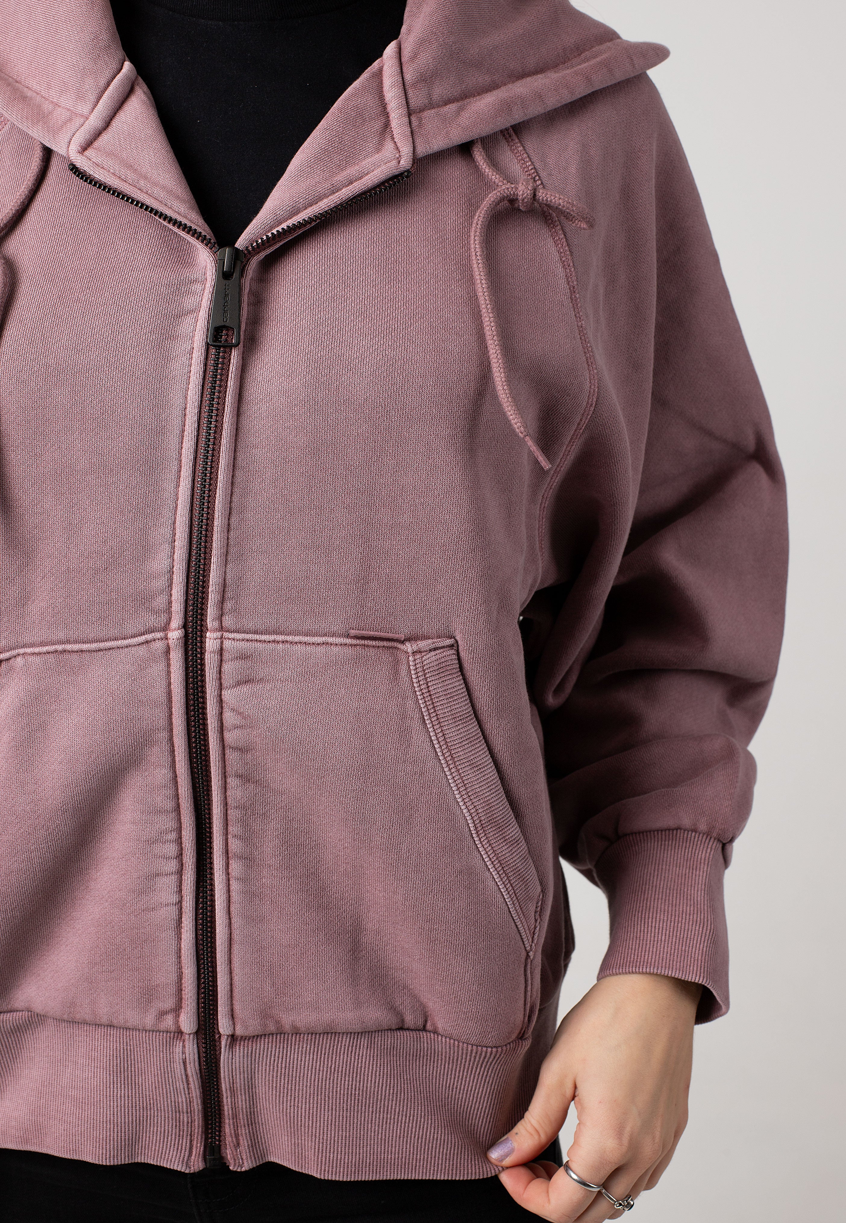 Carhartt WIP - W' Hooded Taos Garment Dyed Daphne - Zipper | Women-Image