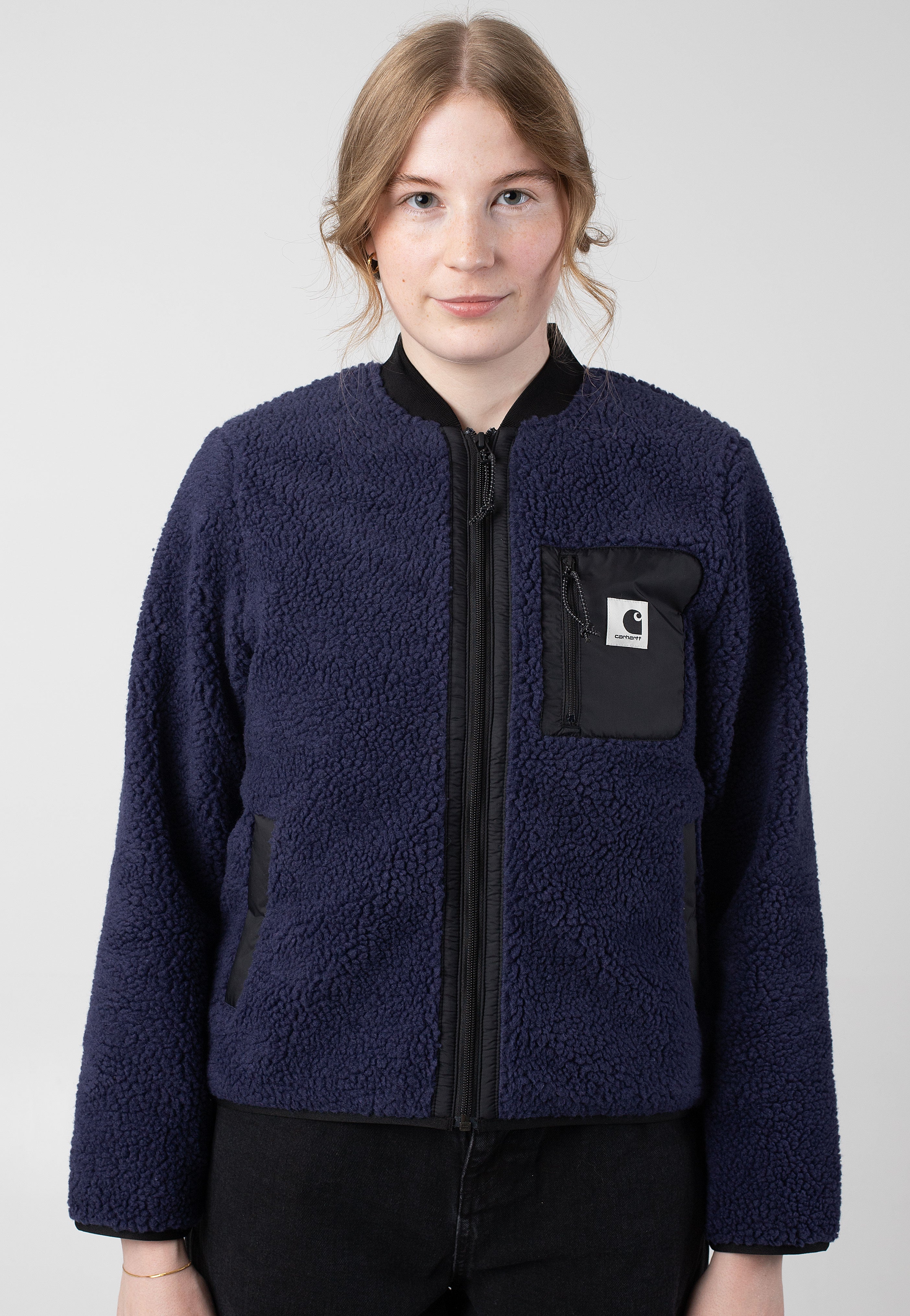 Carhartt WIP - W' Janet Liner Aura/Black - Jacket | Women-Image