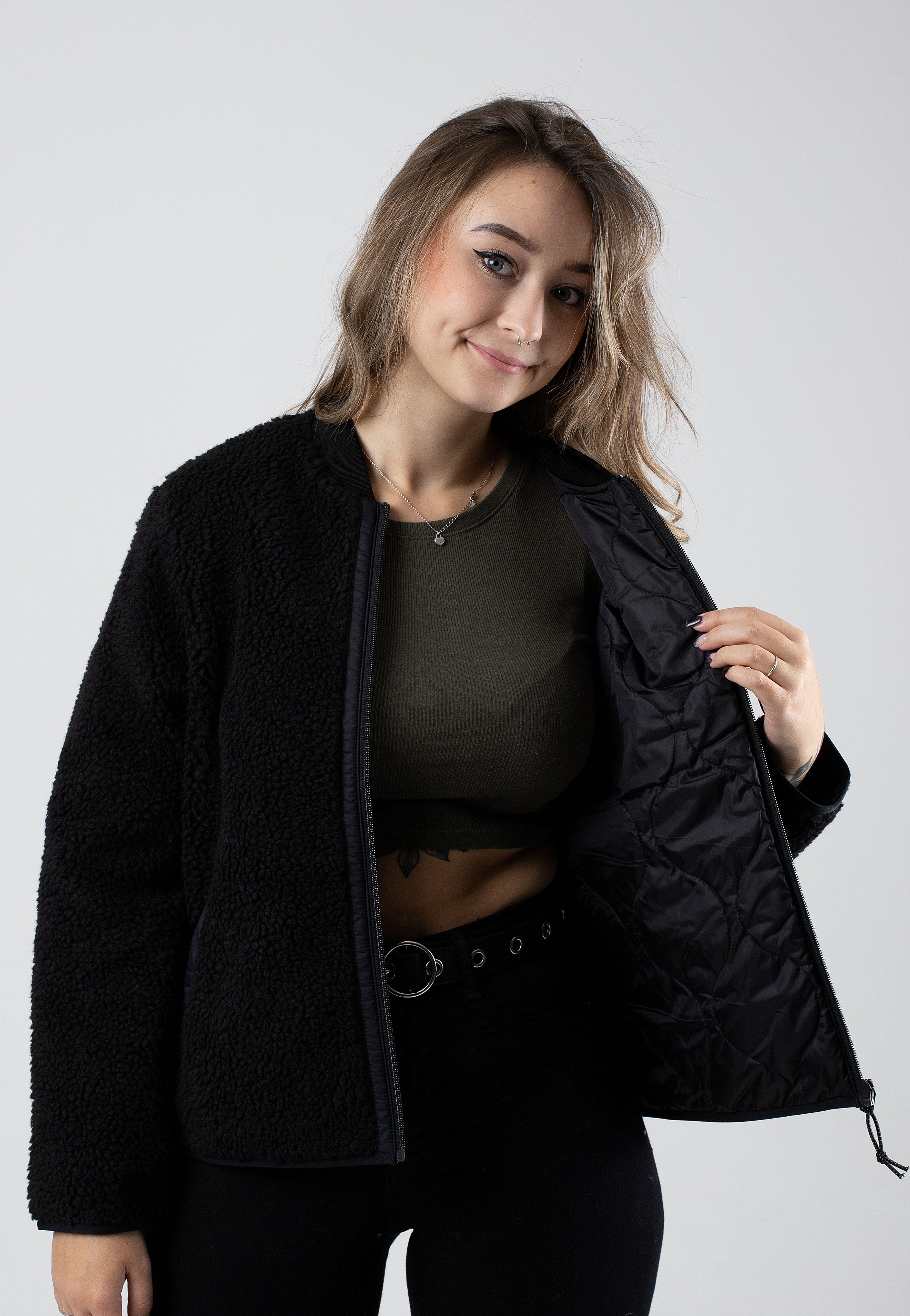 Carhartt WIP - W' Janet Liner Black/Black - Jacket | Women-Image