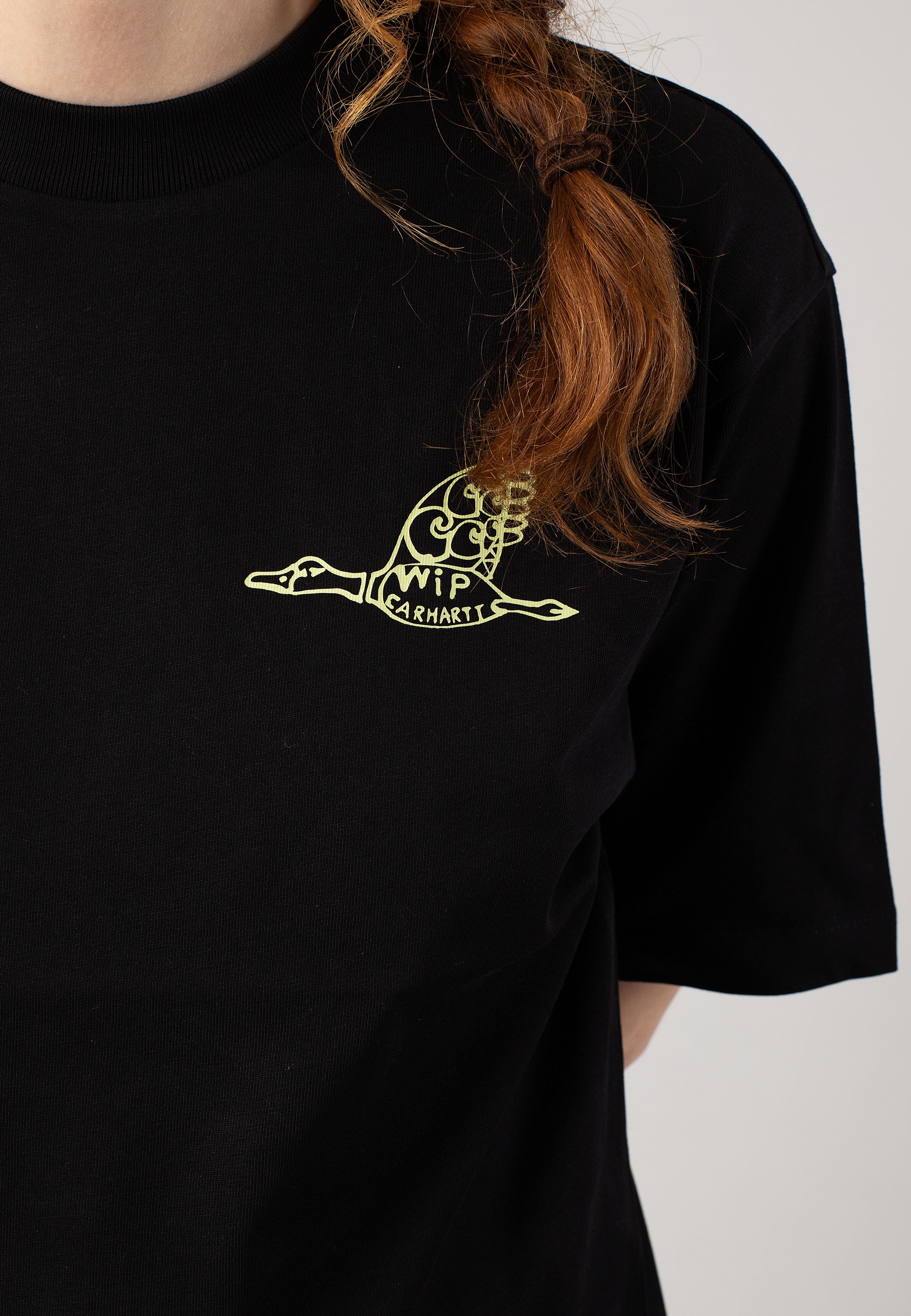 Carhartt WIP - W' Kainosho Black/Arctic Lime - T-Shirt | Women-Image