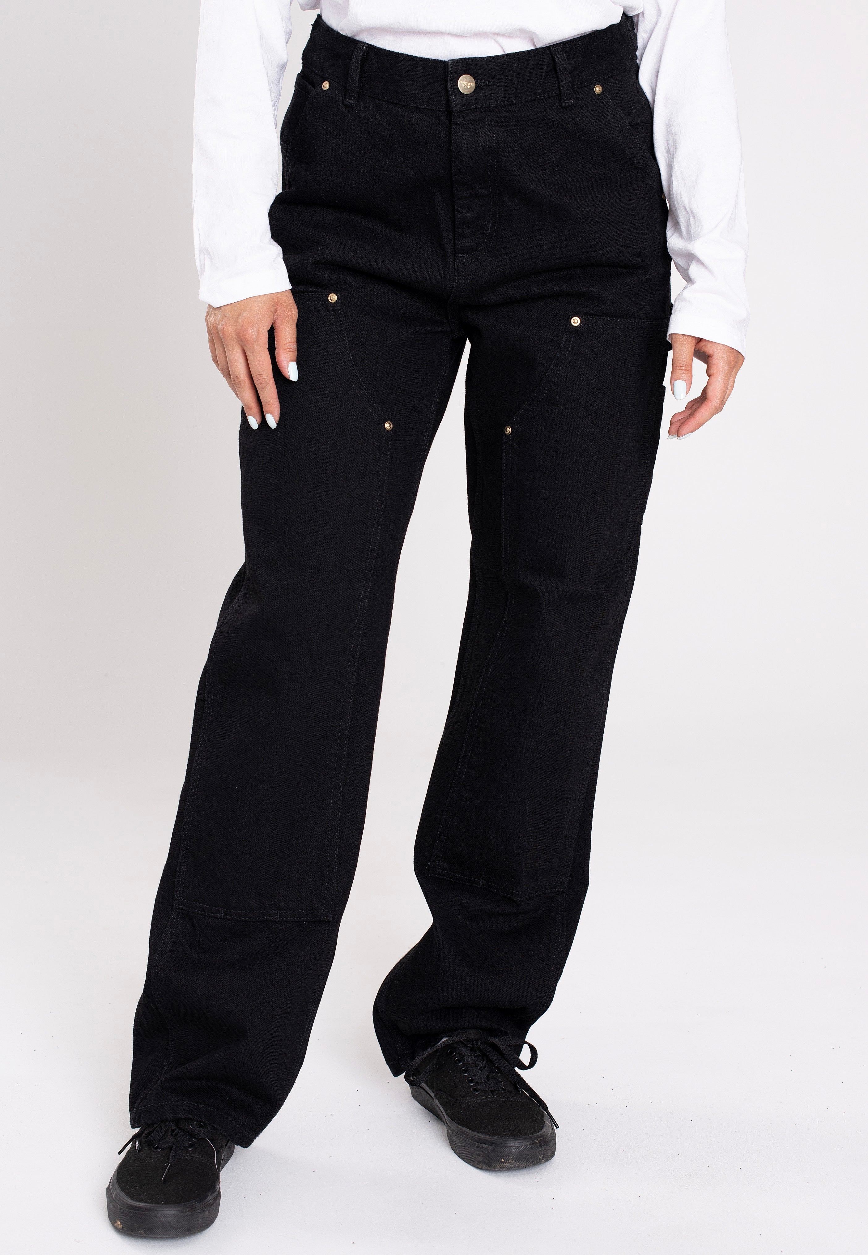 Carhartt WIP - W' Nash DK Rinsed Black - Jeans | Women-Image