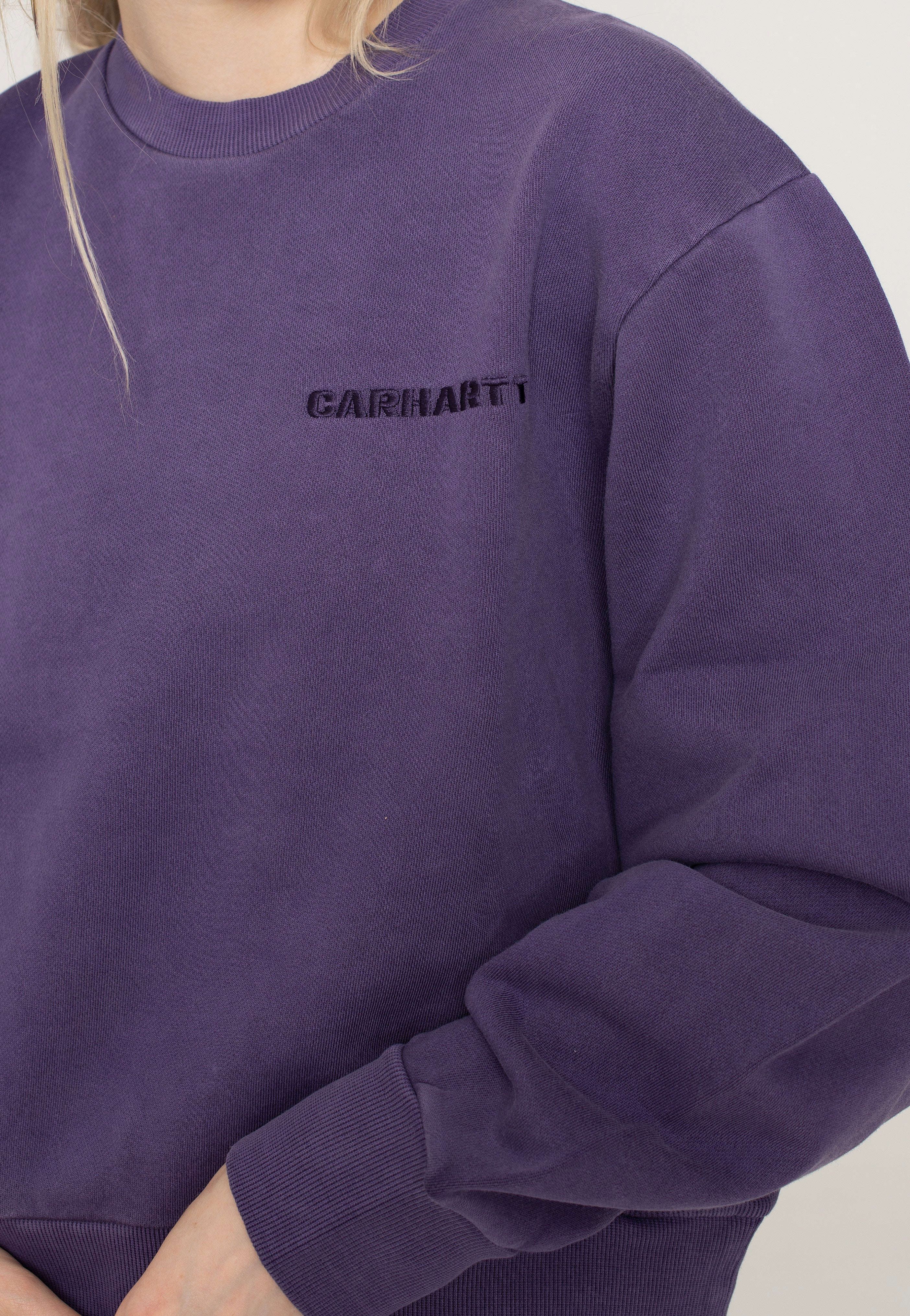 Carhartt WIP - W' Akron Garment Dyed Cassis - Sweater | Women-Image