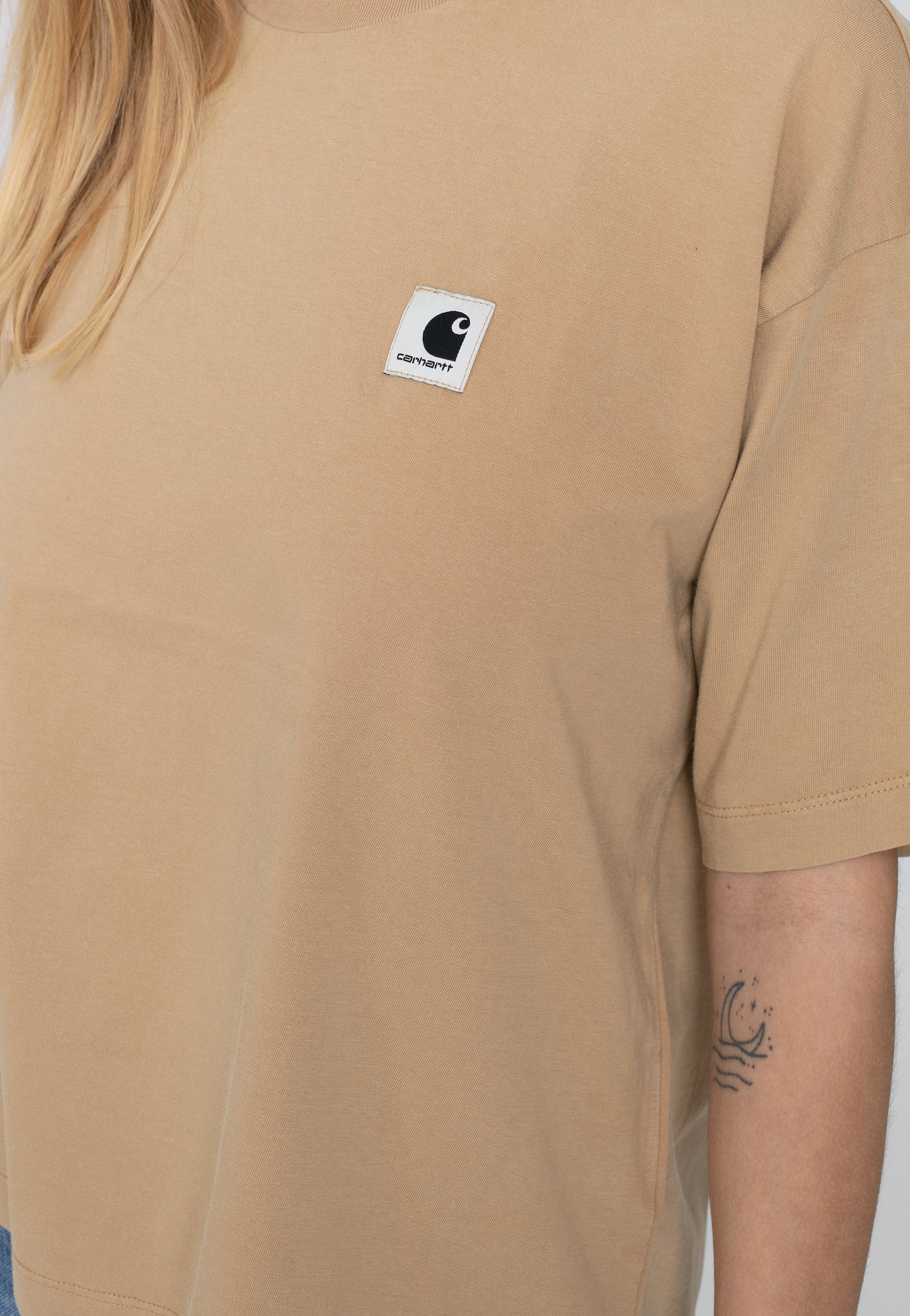 Carhartt WIP - W' Nelson Garment Dyed Dusty H Brown - T-Shirt | Women-Image