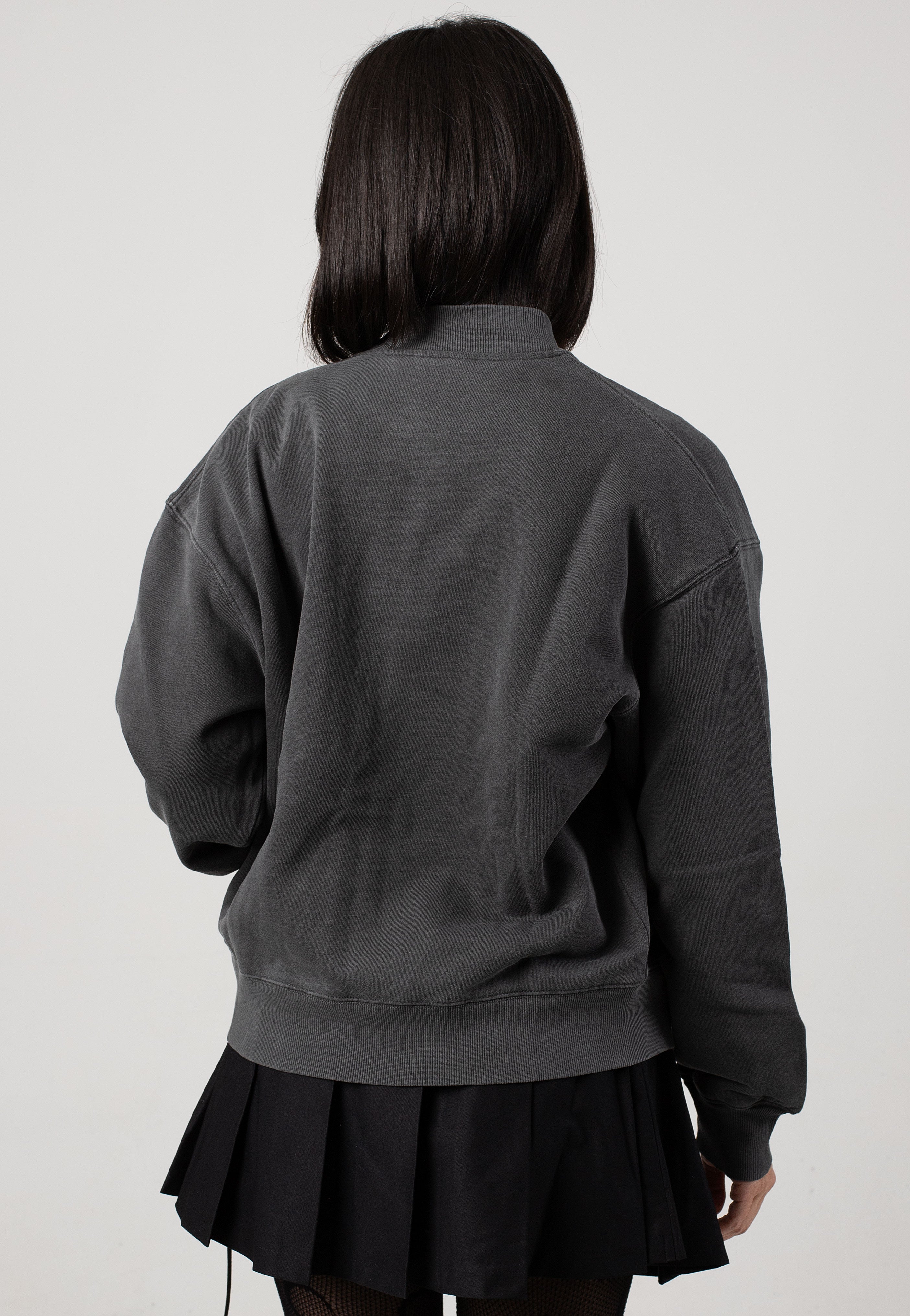 Carhartt WIP - W' Nelson Sweat Garment Dyed Charcoal - Jacket | Women-Image