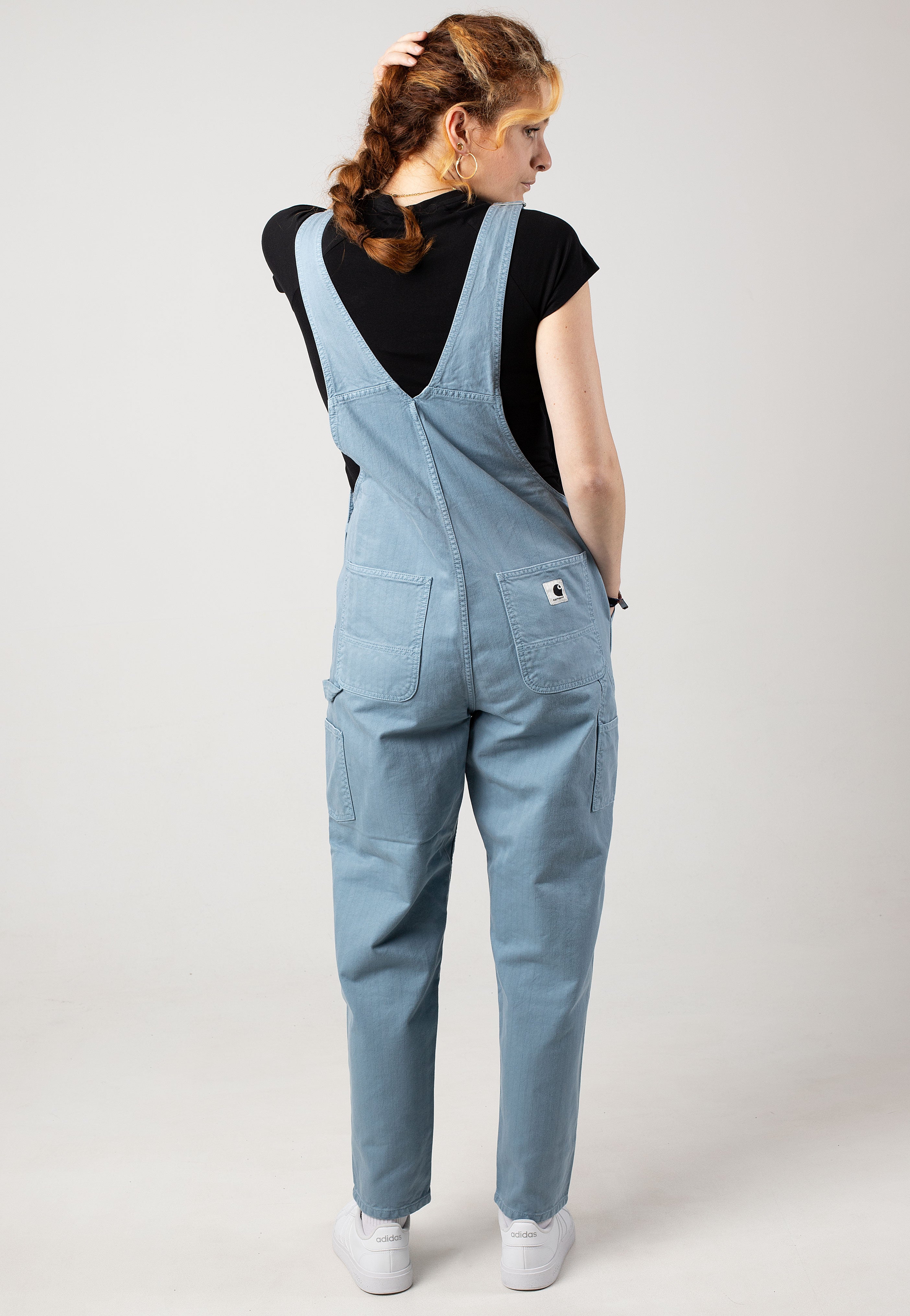 Carhartt WIP - W' Norris Bib Garment Dyed Misty Sky - Dungarees | Women-Image