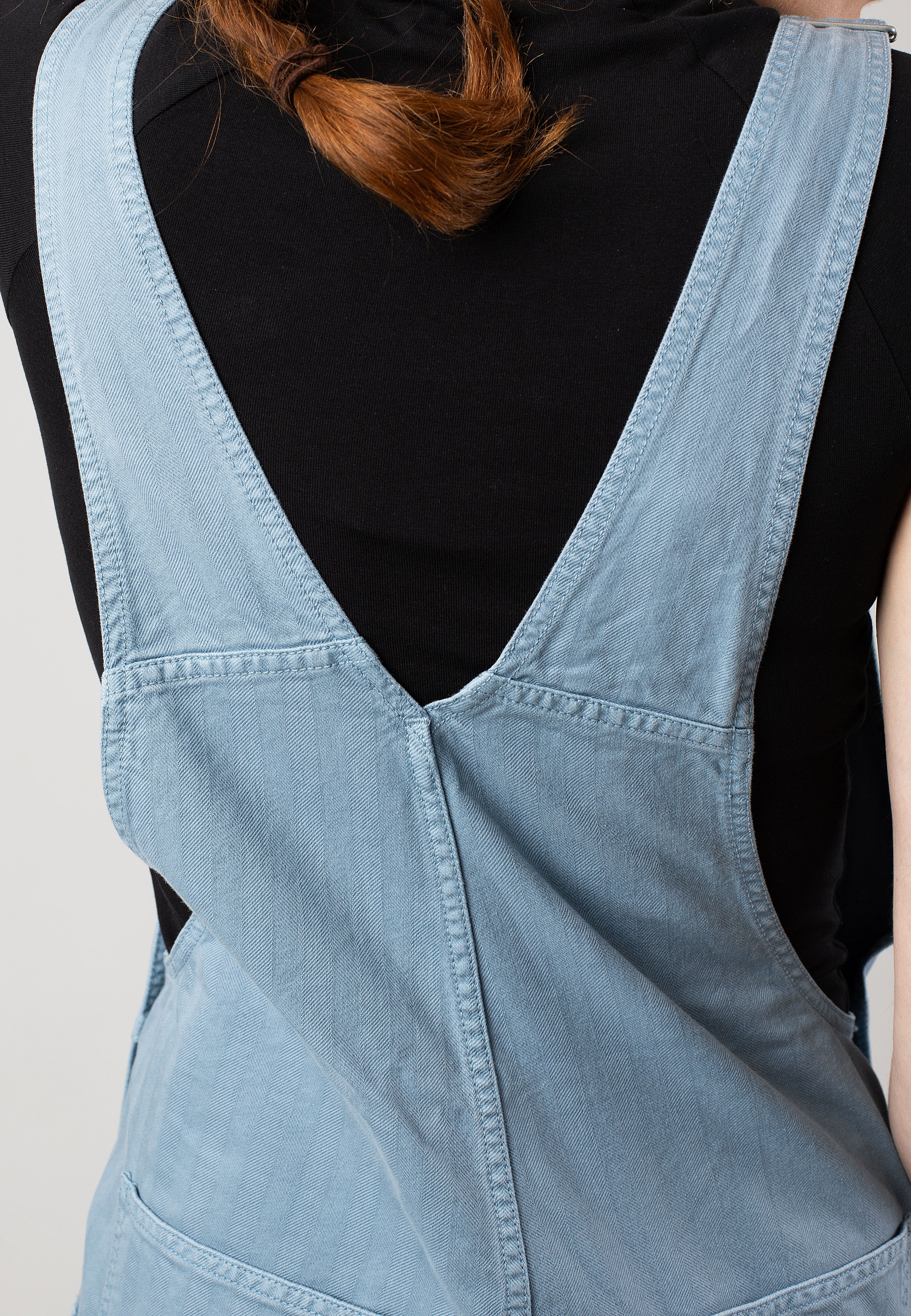 Carhartt WIP - W' Norris Bib Garment Dyed Misty Sky - Dungarees | Women-Image