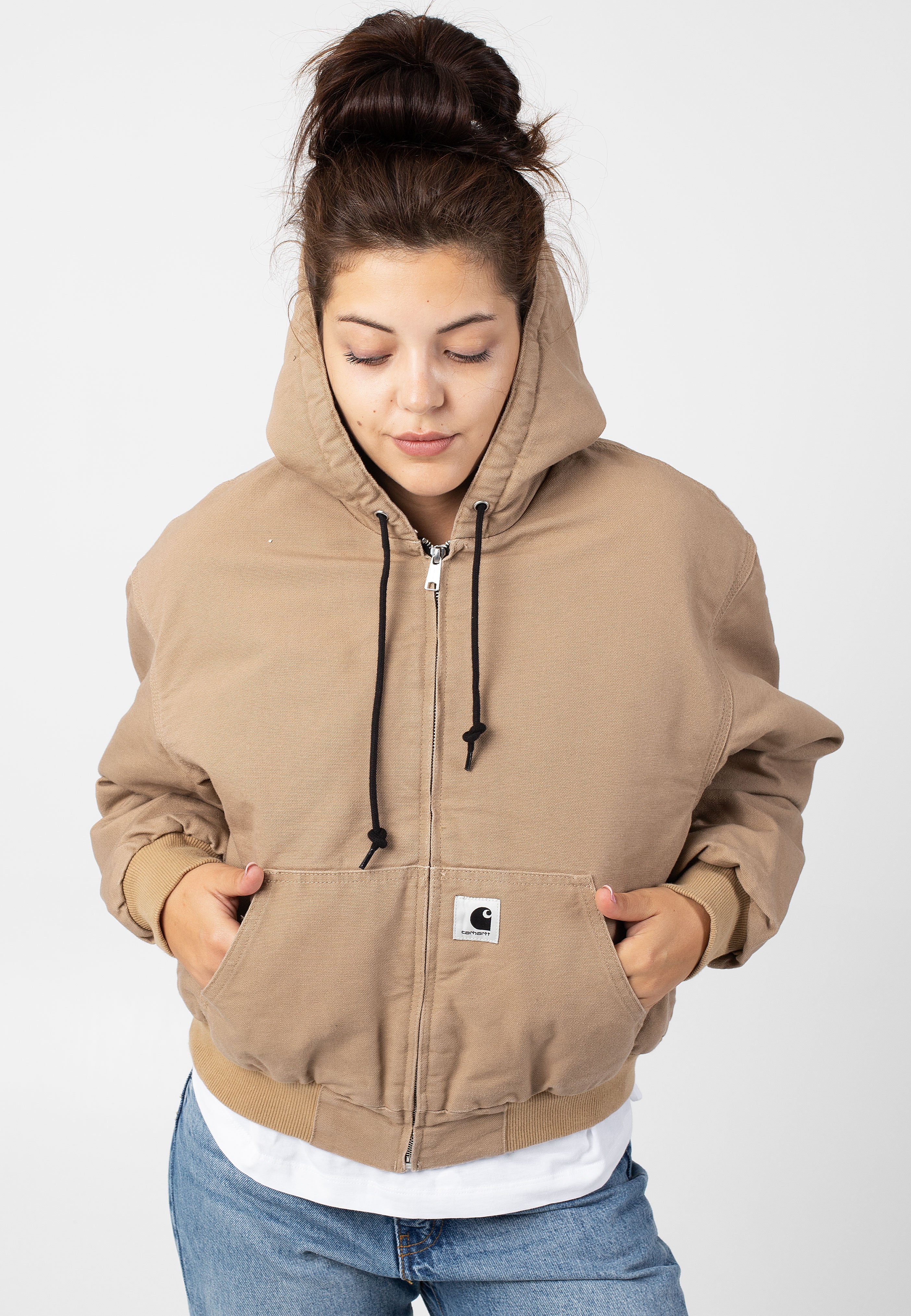 Carhartt WIP - W' Og Active Rinsed Peanut - Jacket | Women-Image