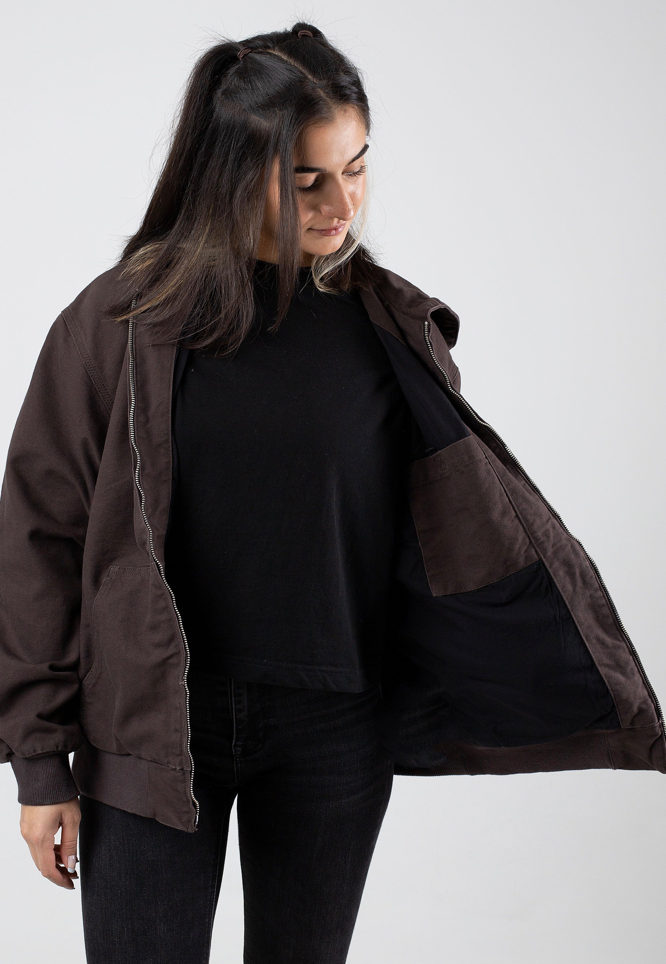 Carhartt WIP - W' OG Active Straight Rinsed Tobacco - Jacket | Women-Image