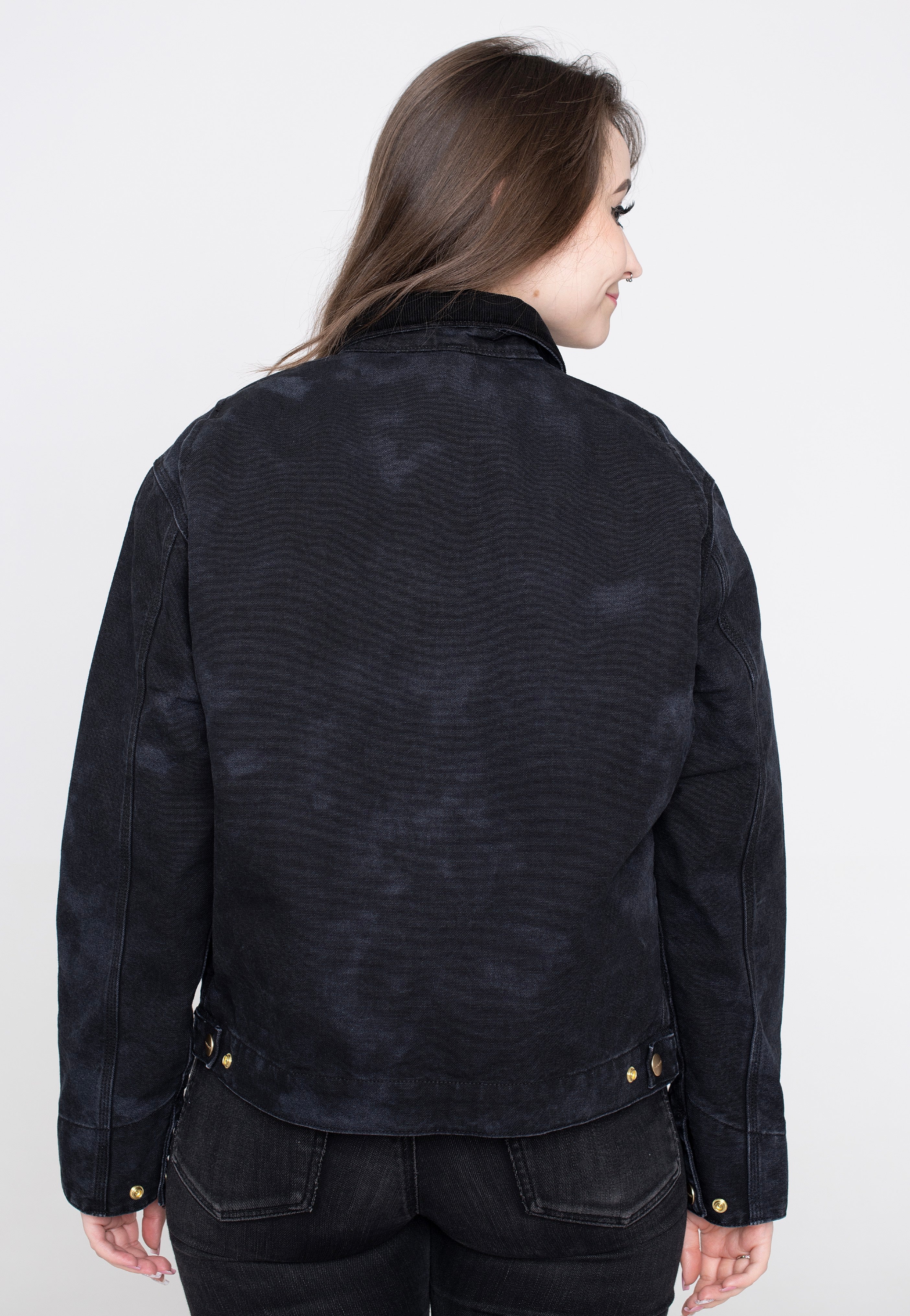 Carhartt WIP - W' OG Detroit Chromo Black Chromo/Black - Jacket | Women-Image