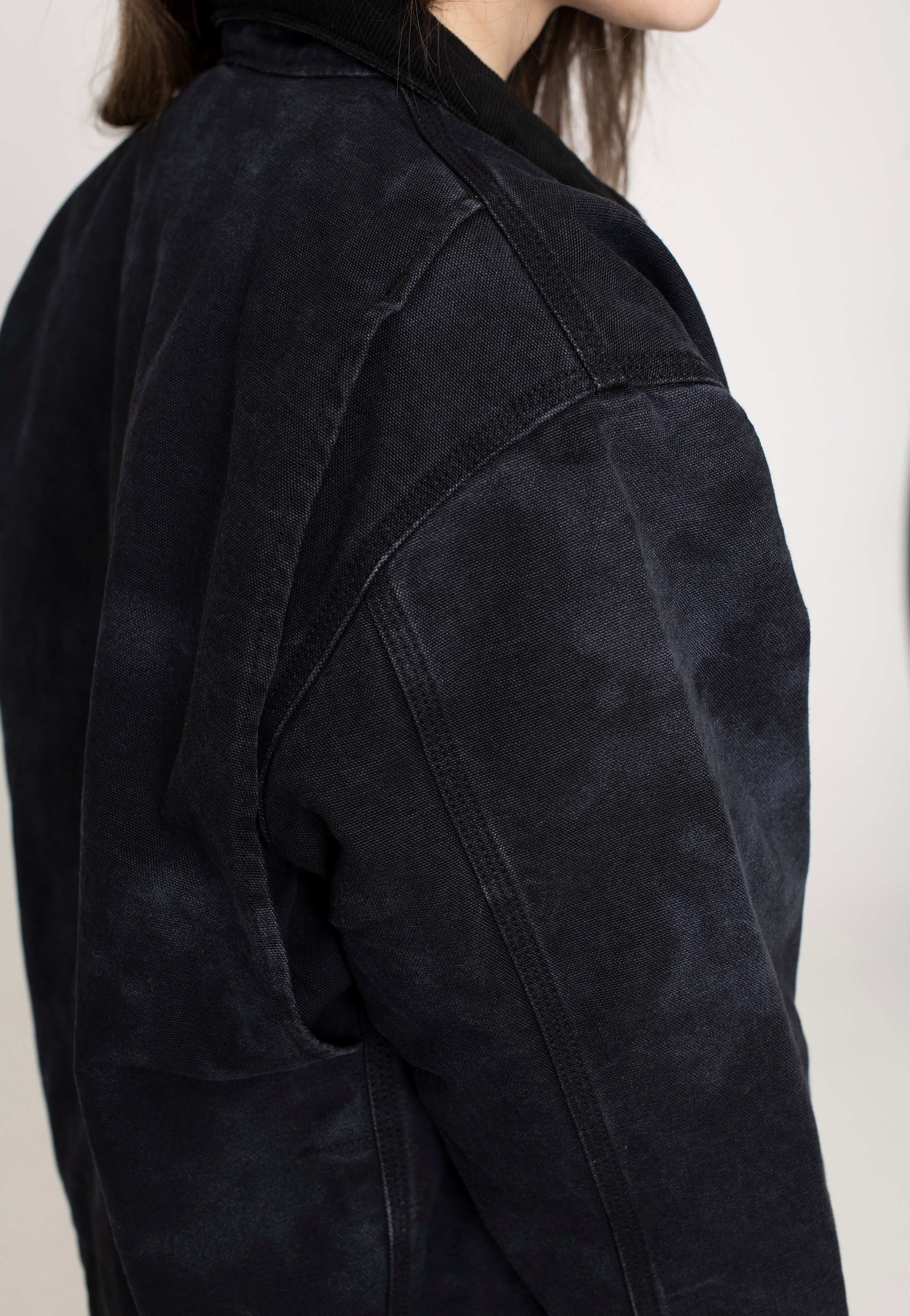 Carhartt WIP - W' OG Detroit Chromo Black Chromo/Black - Jacket | Women-Image