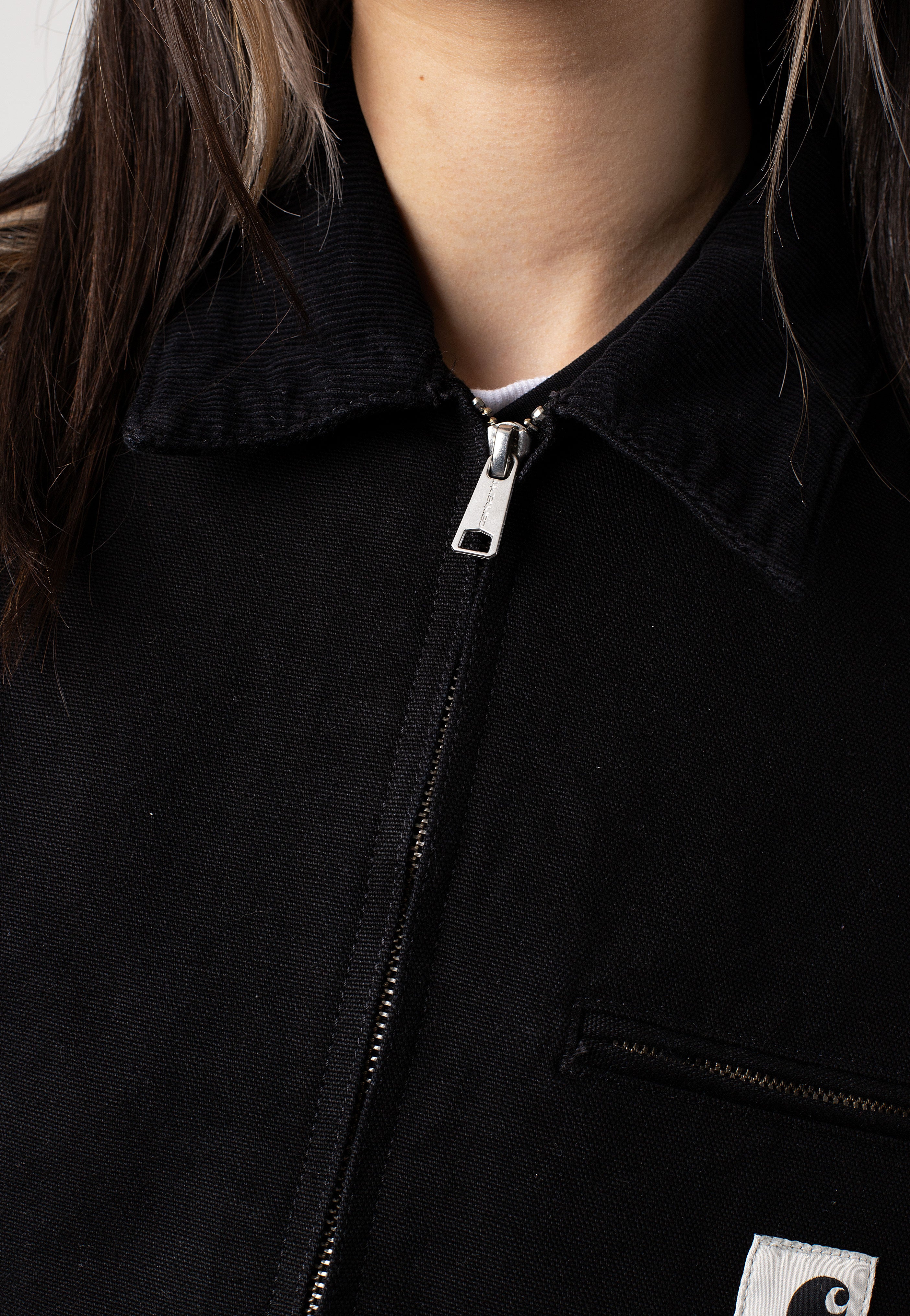 Carhartt WIP - W' OG Detroit Rinsed Black/Black - Jacket | Women-Image