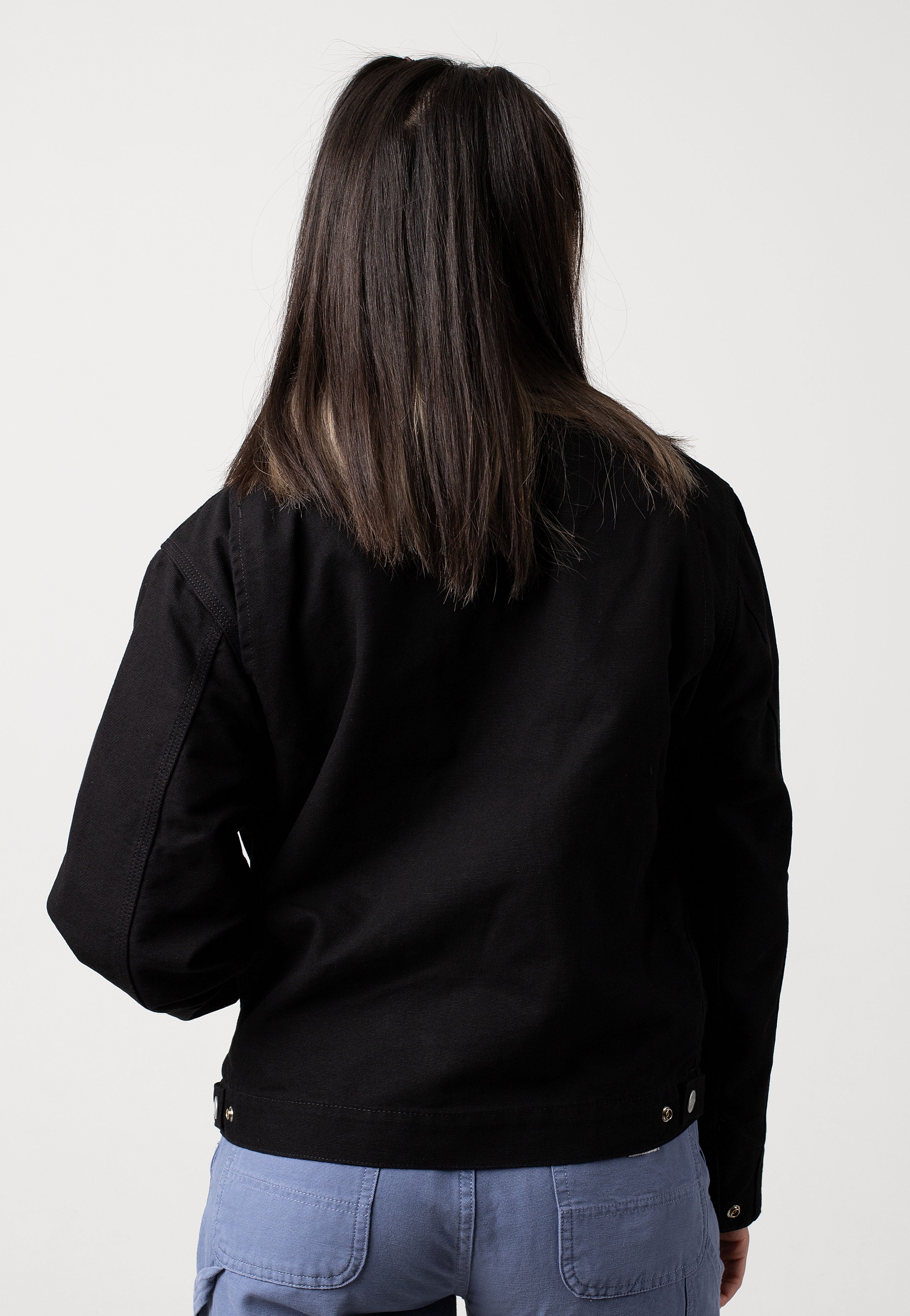 Carhartt WIP - W' OG Detroit Rinsed Black/Black - Jacket | Women-Image