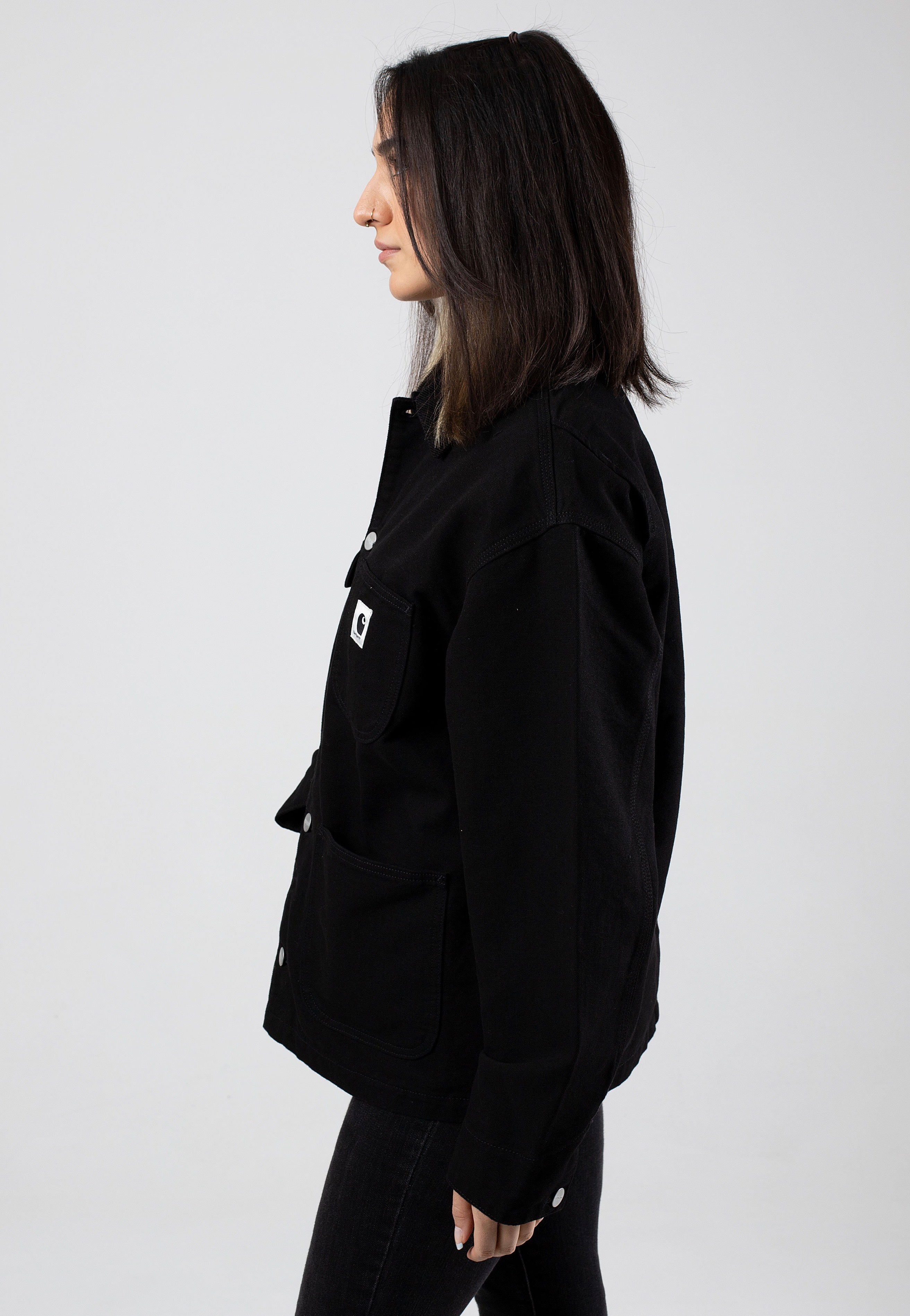 Carhartt WIP - W' OG Michigan Rinsed Black/Black - Jacket | Women-Image