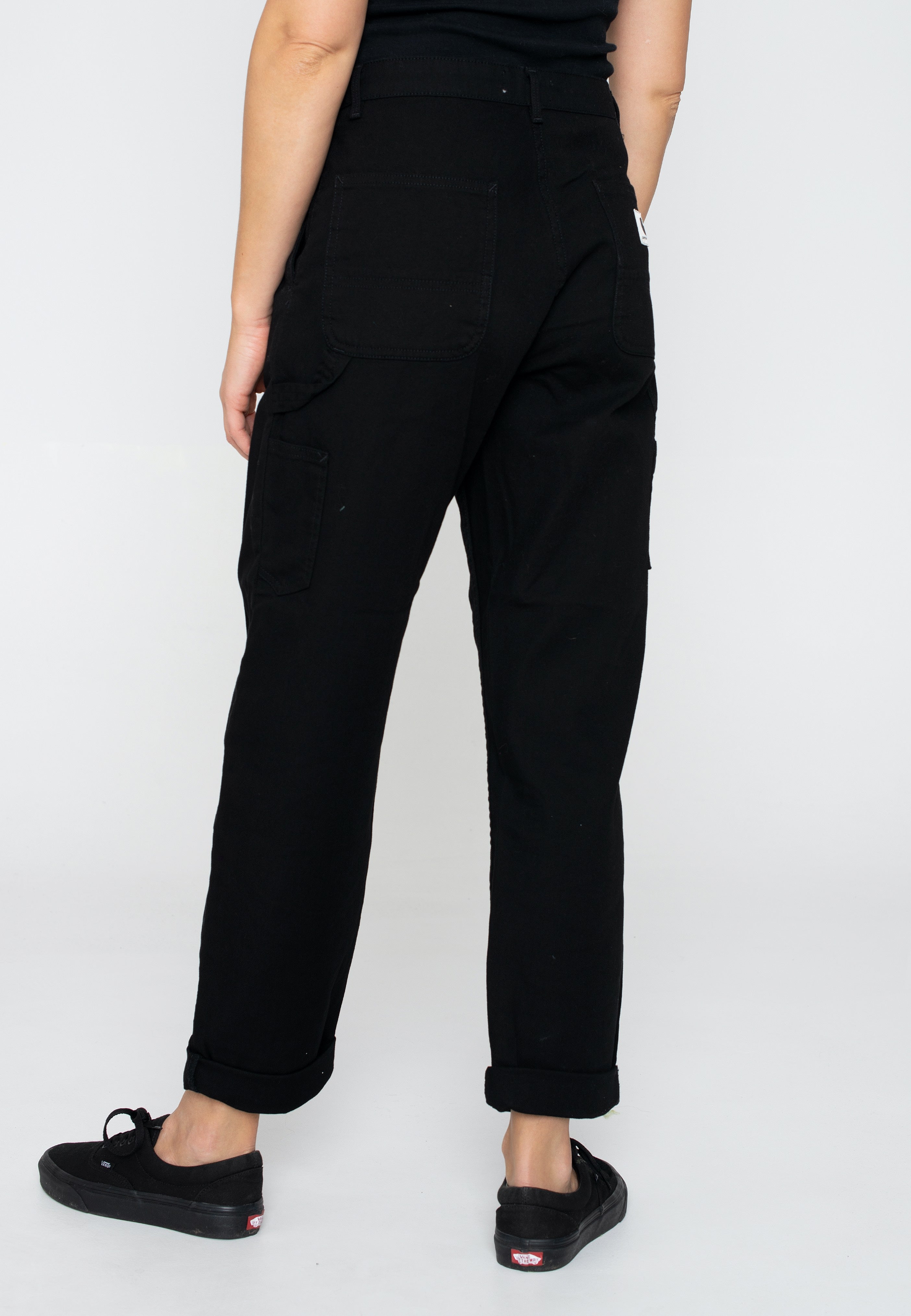 Carhartt WIP - W' Pierce Rinsed Black - Pants | Women-Image