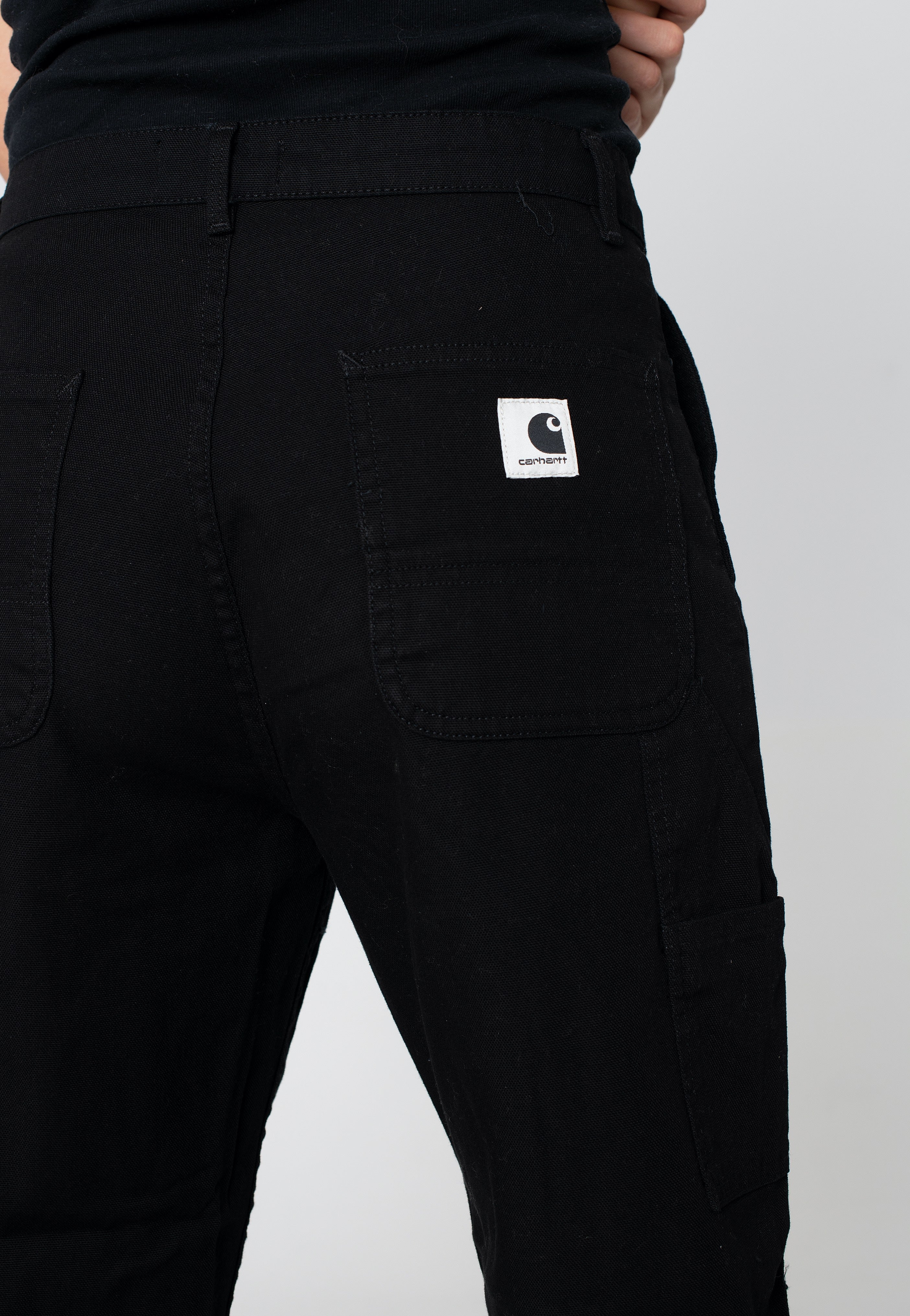 Carhartt WIP - W' Pierce Rinsed Black - Pants | Women-Image