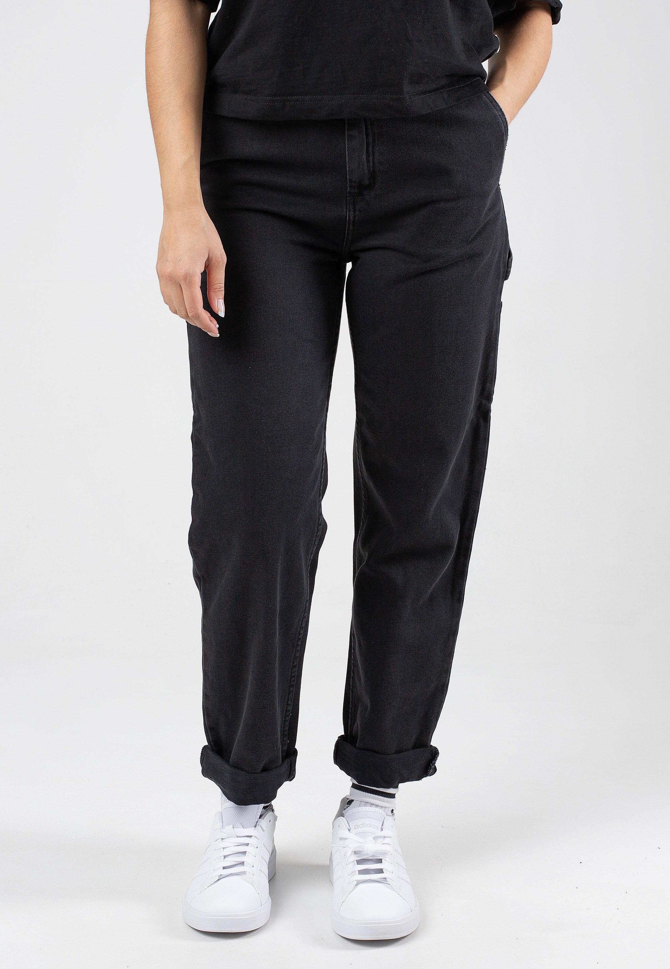 Carhartt WIP - W' Pierce Stone Washed Black - Jeans | Women-Image