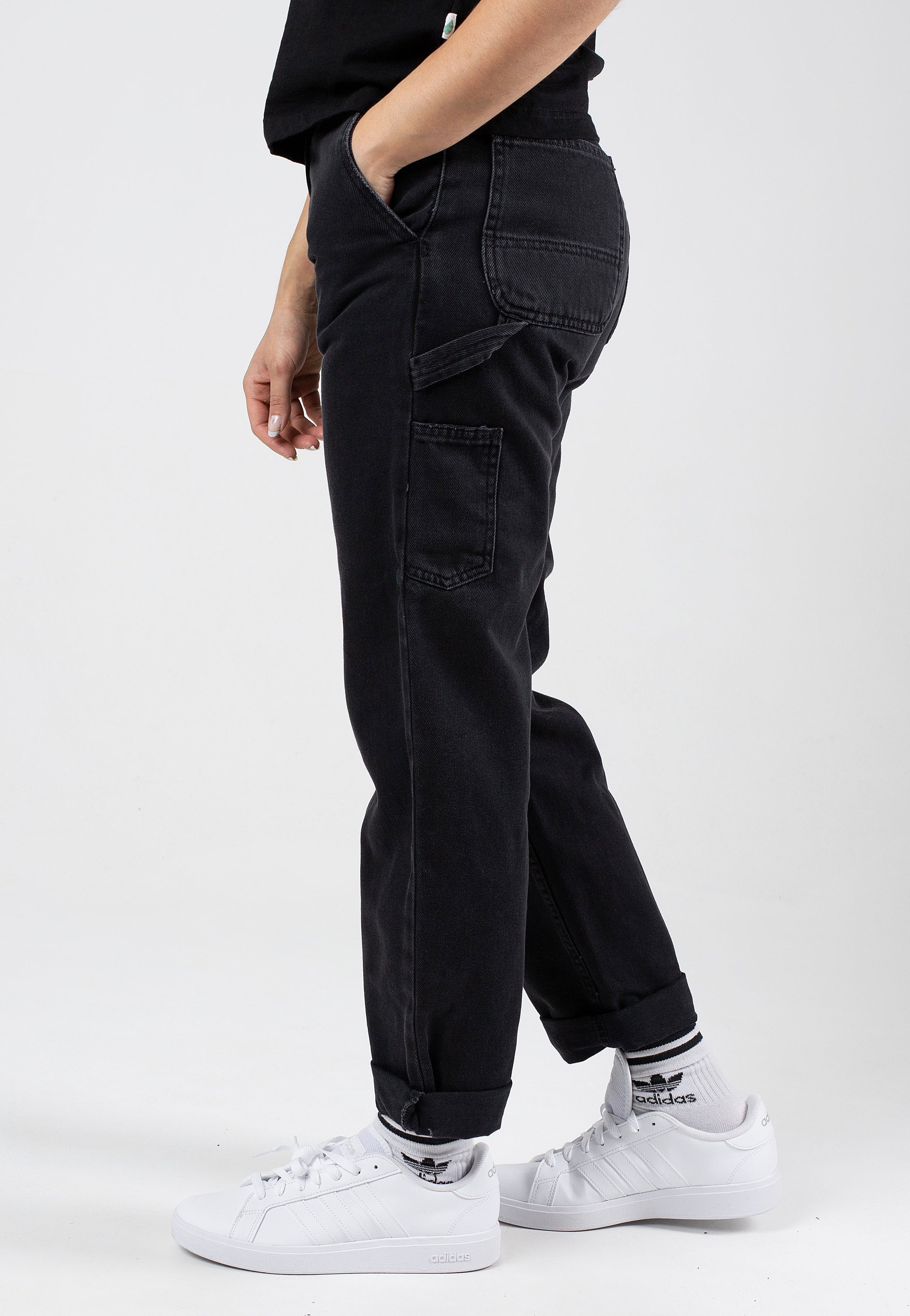 Carhartt WIP - W' Pierce Stone Washed Black - Jeans | Women-Image