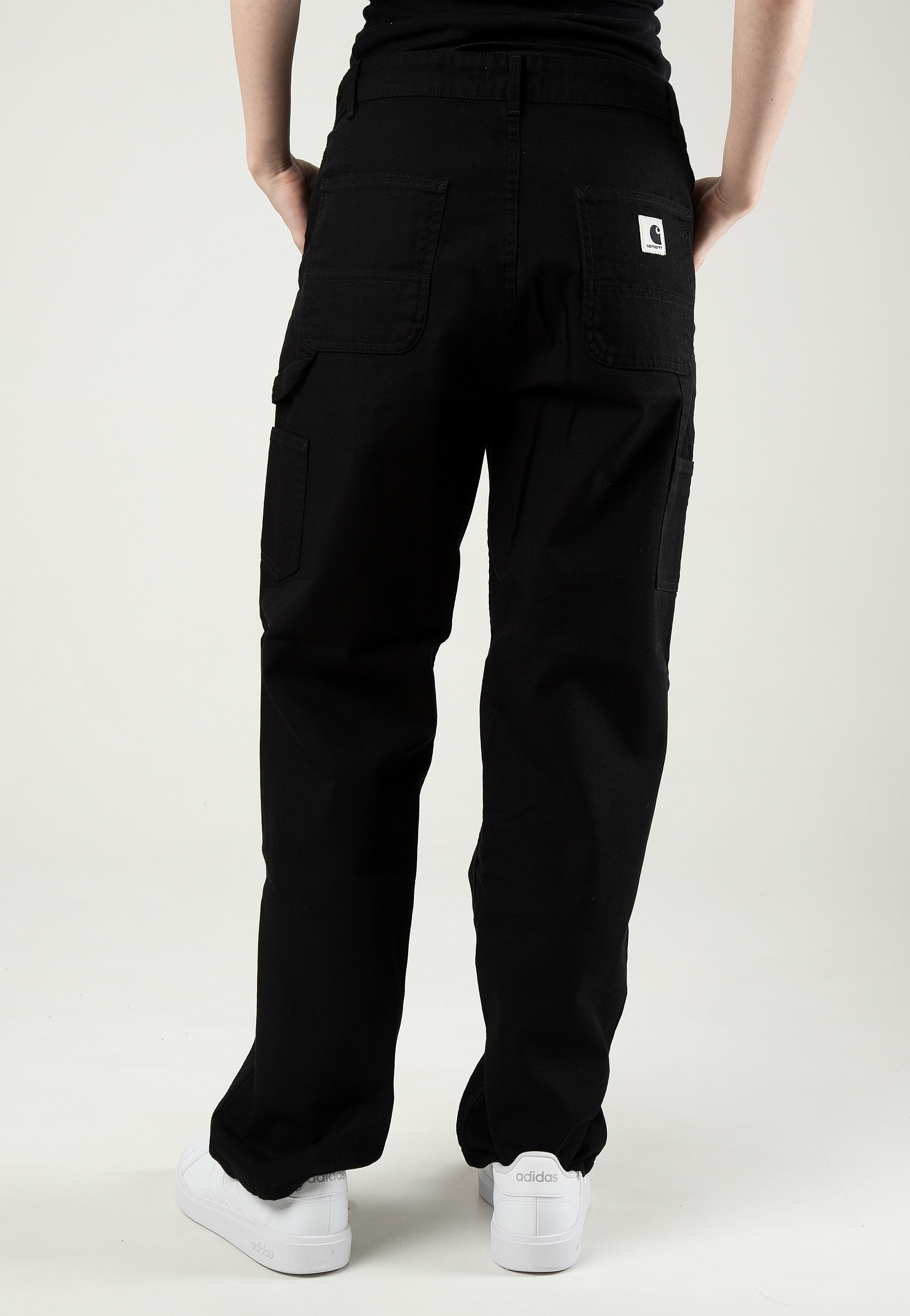 Carhartt WIP - W' Pierce Straight Rinsed Black - Pants | Women-Image