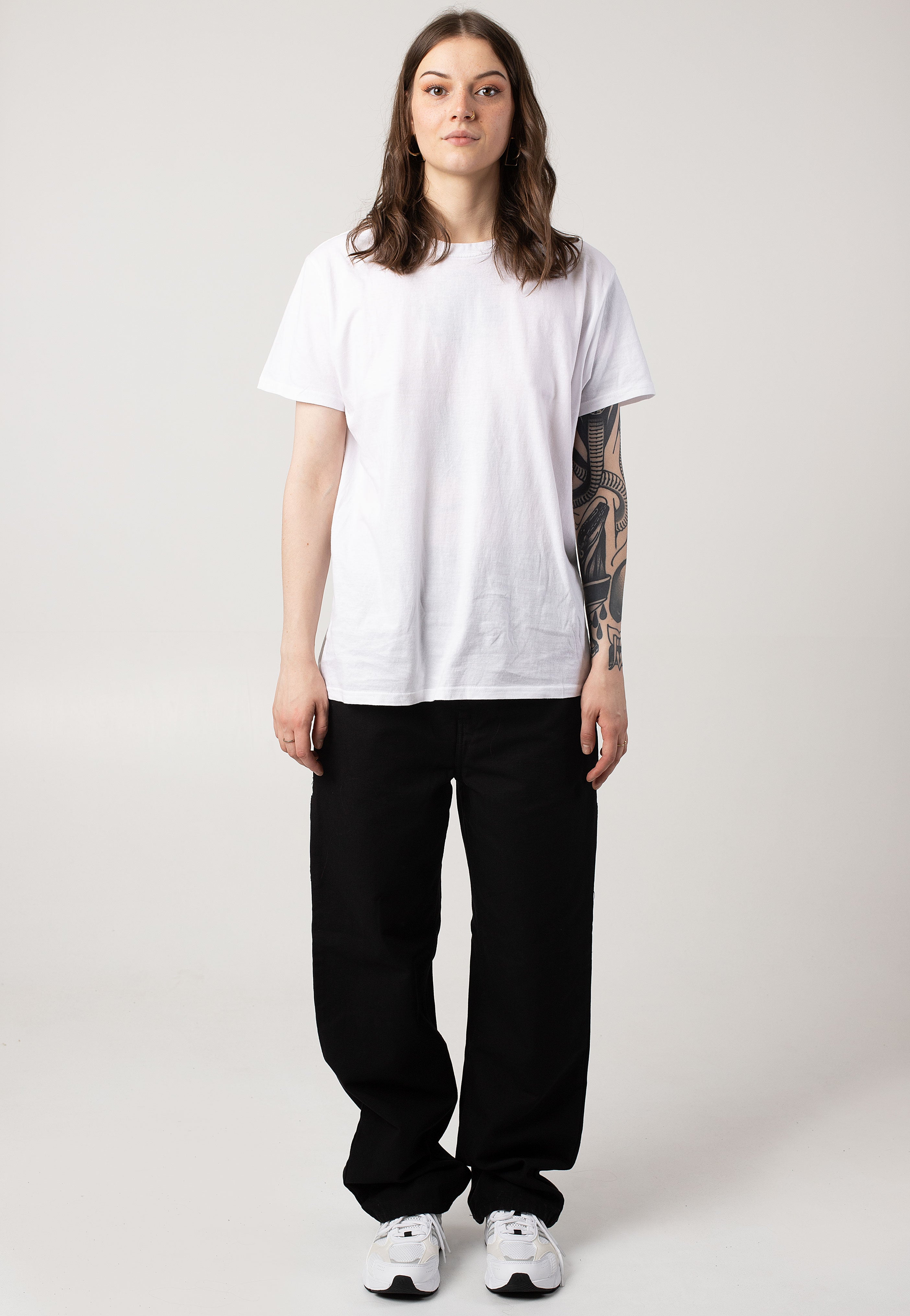 Carhartt WIP - W' Pierce Straight Rinsed Black - Pants | Women-Image