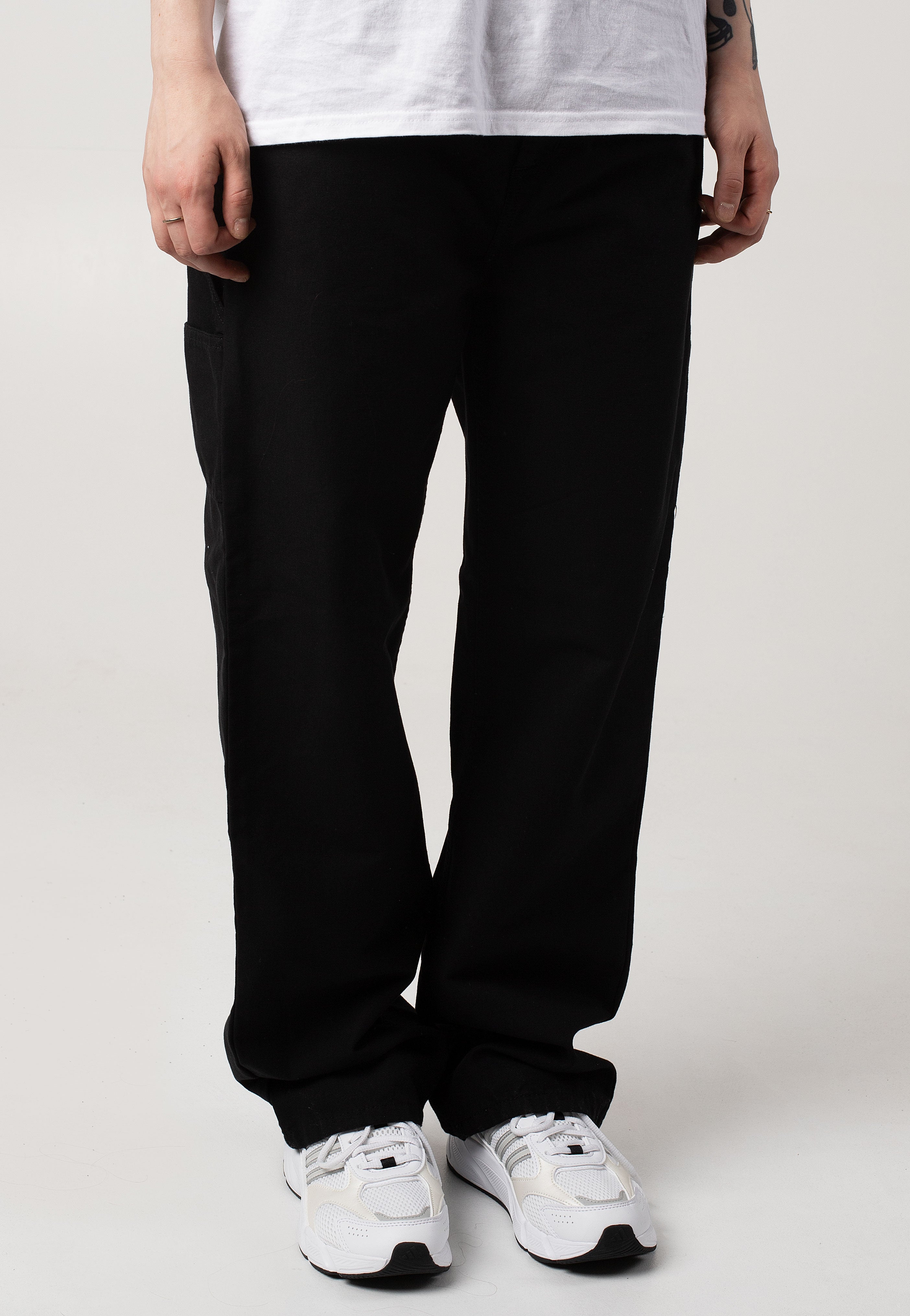 Carhartt WIP - W' Pierce Straight Rinsed Black - Pants | Women-Image