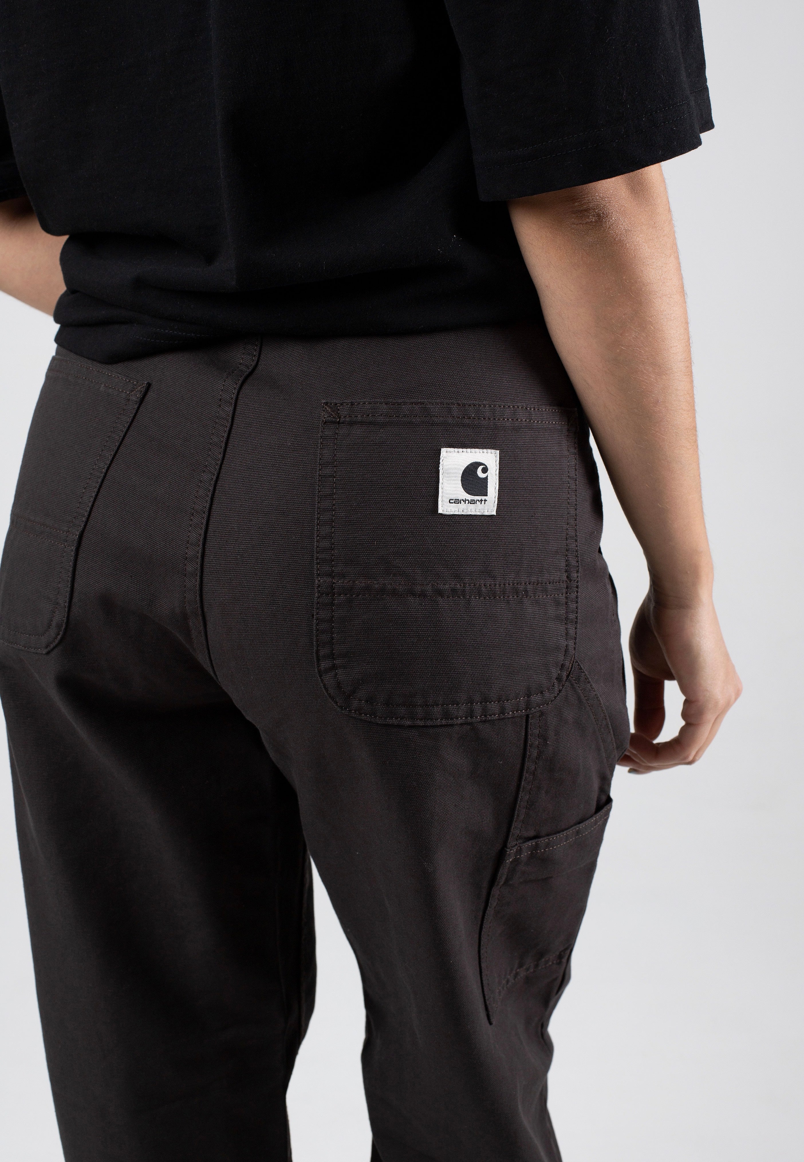 Carhartt WIP - W' Pierce Straight Rinsed Tobacco - Pants | Women-Image