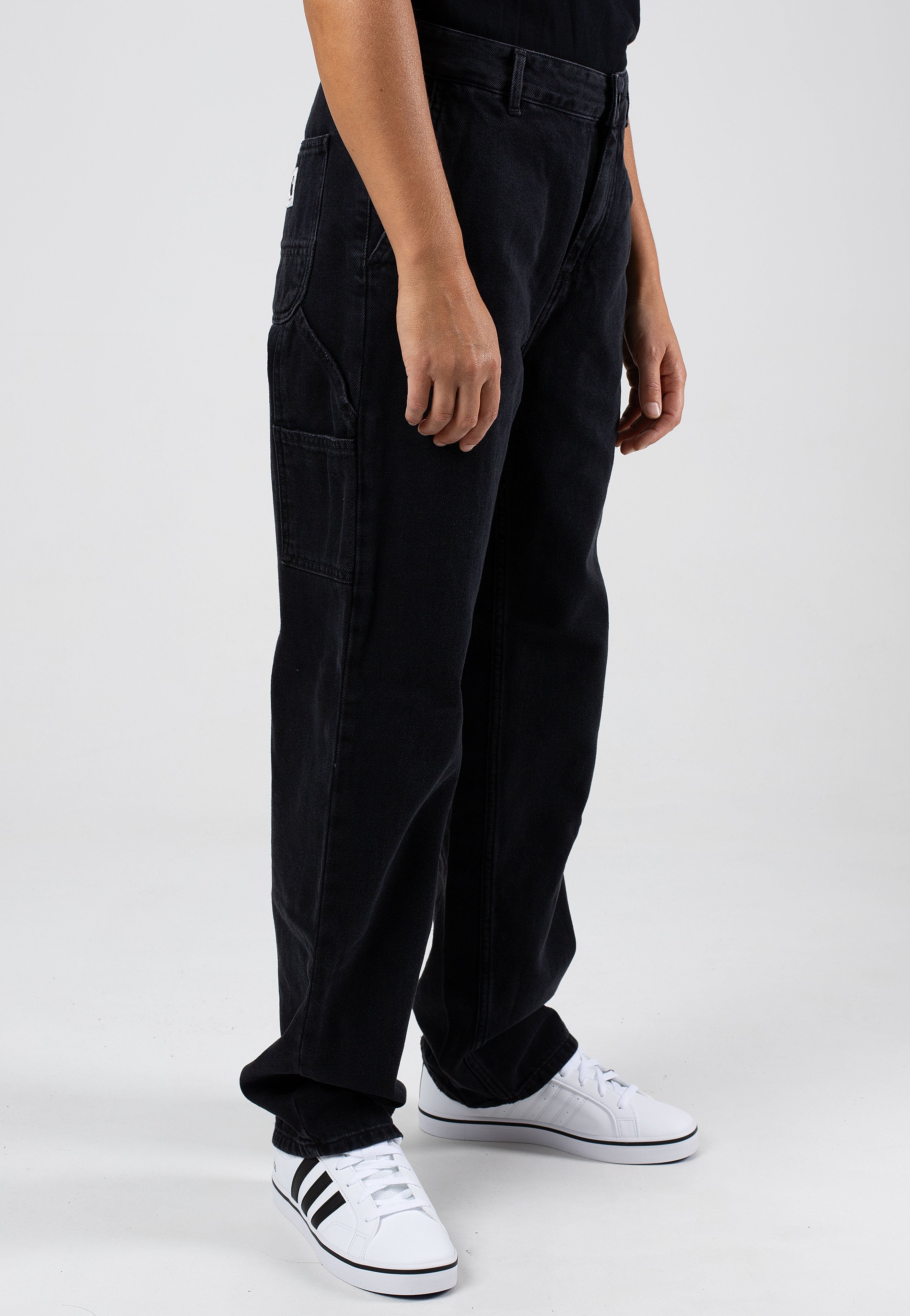 Carhartt WIP - W' Pierce Straight Stone Washed Black - Jeans | Women-Image