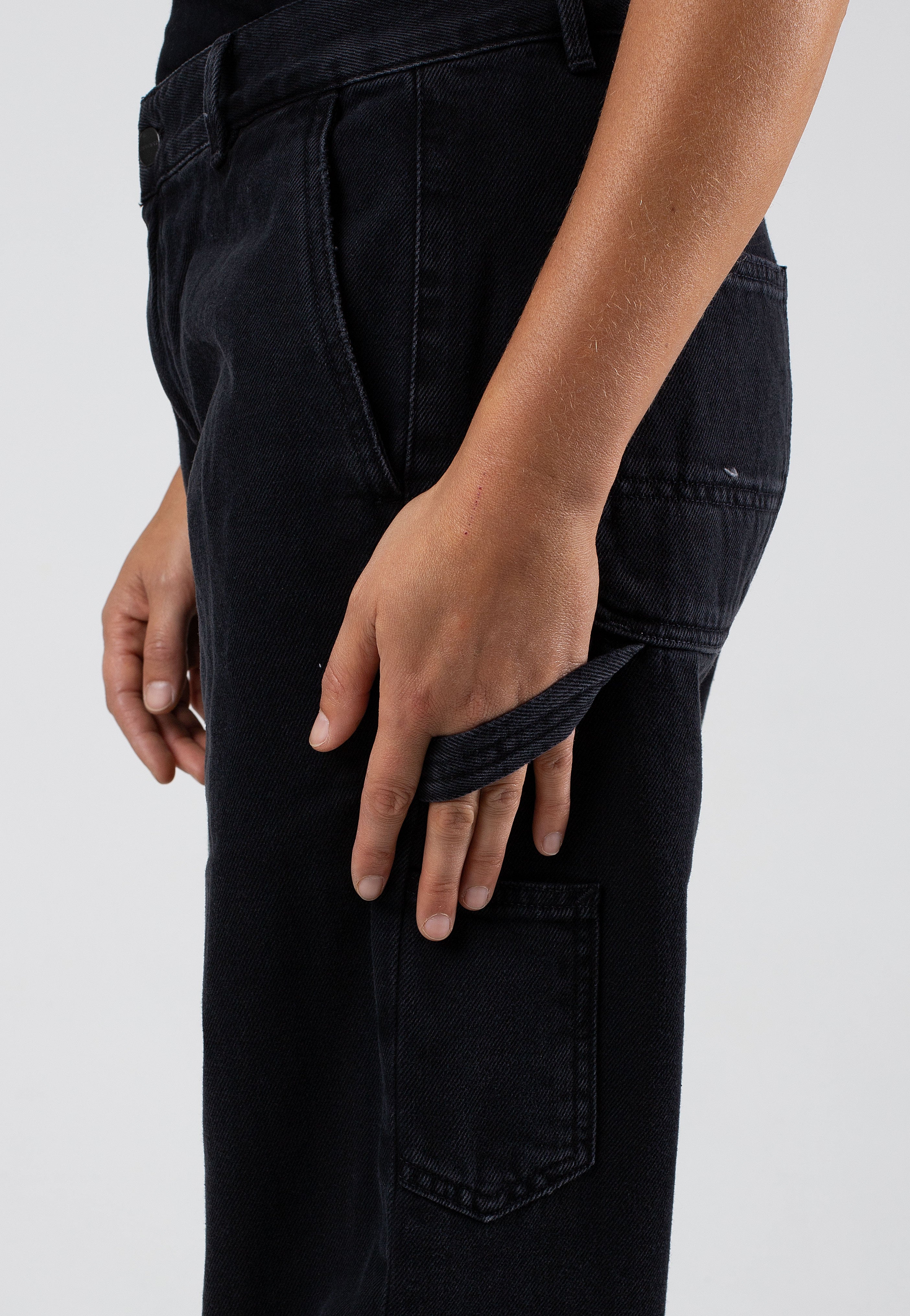 Carhartt WIP - W' Pierce Straight Stone Washed Black - Jeans | Women-Image