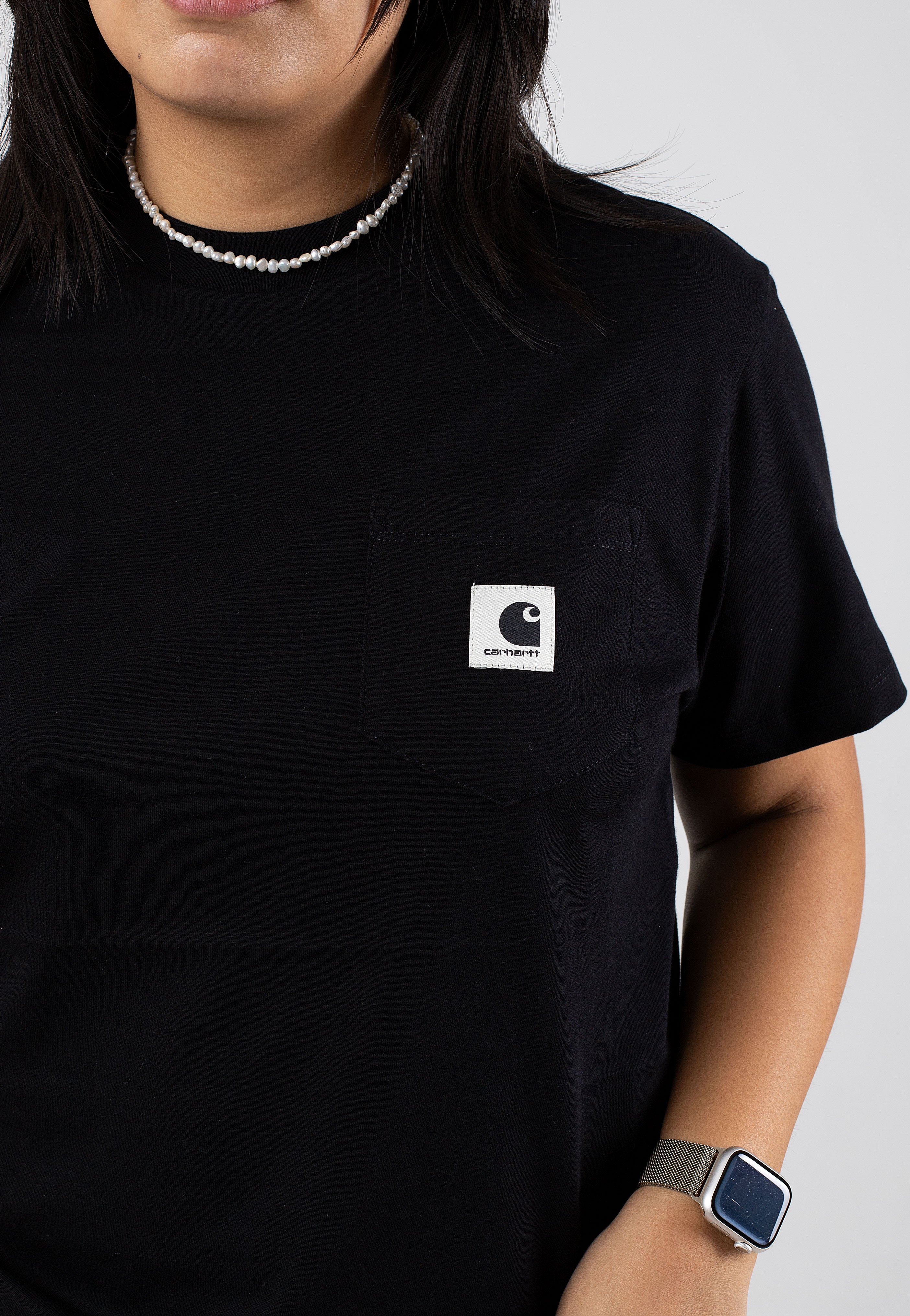 Carhartt WIP - W' Pocket Black - T-Shirt | Women-Image