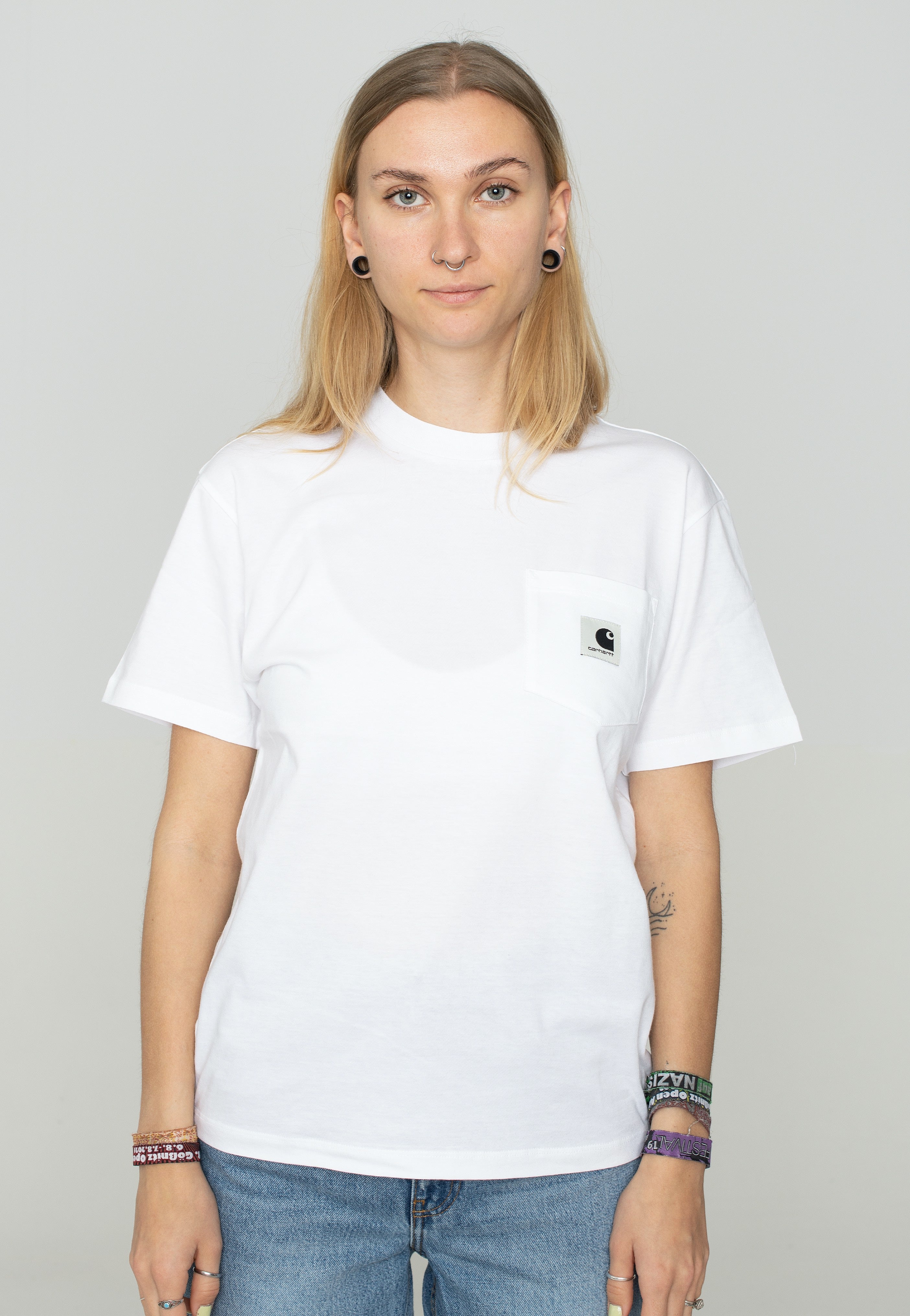 Carhartt WIP - W' Pocket White - T-Shirt | Women-Image