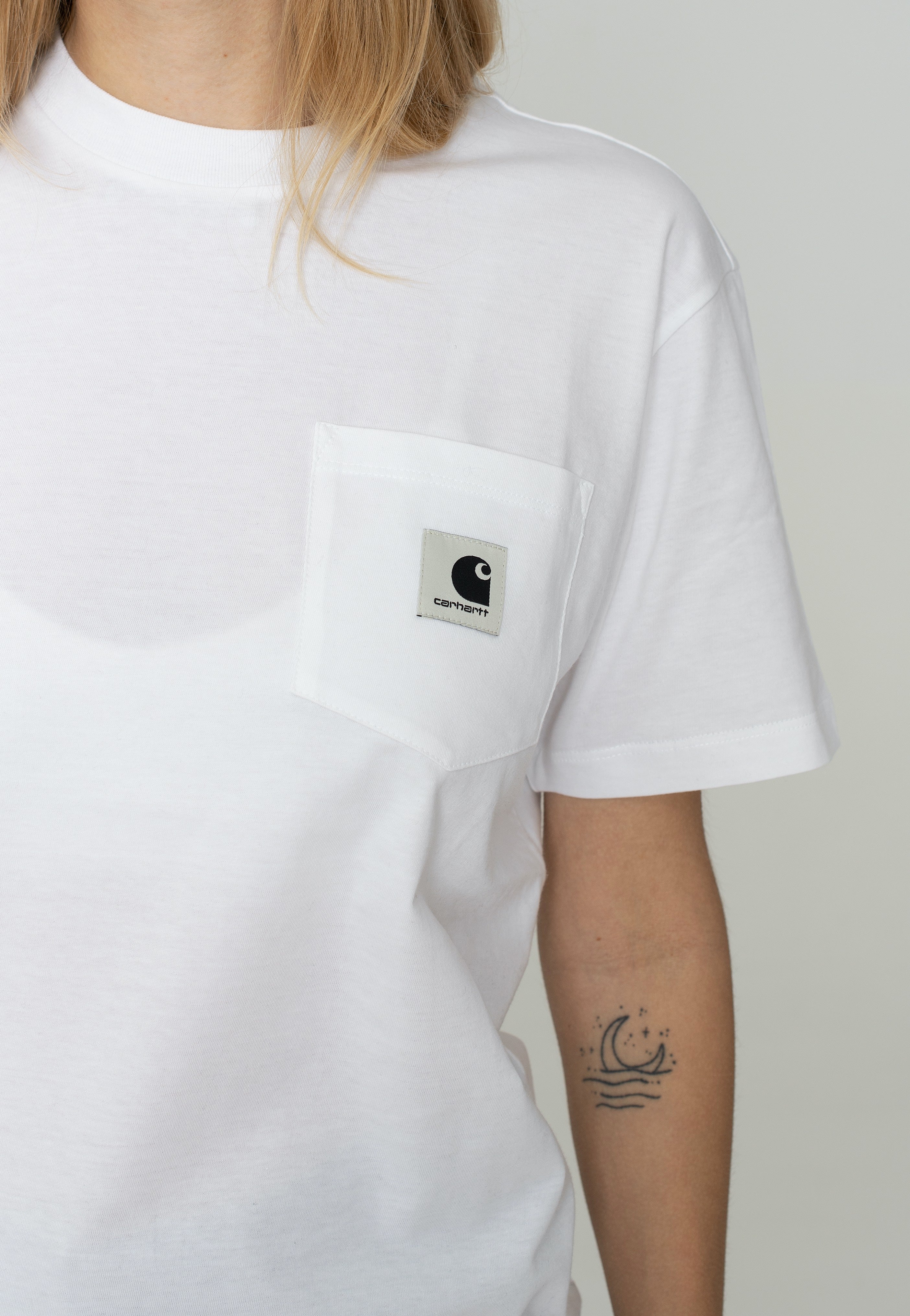 Carhartt WIP - W' Pocket White - T-Shirt | Women-Image