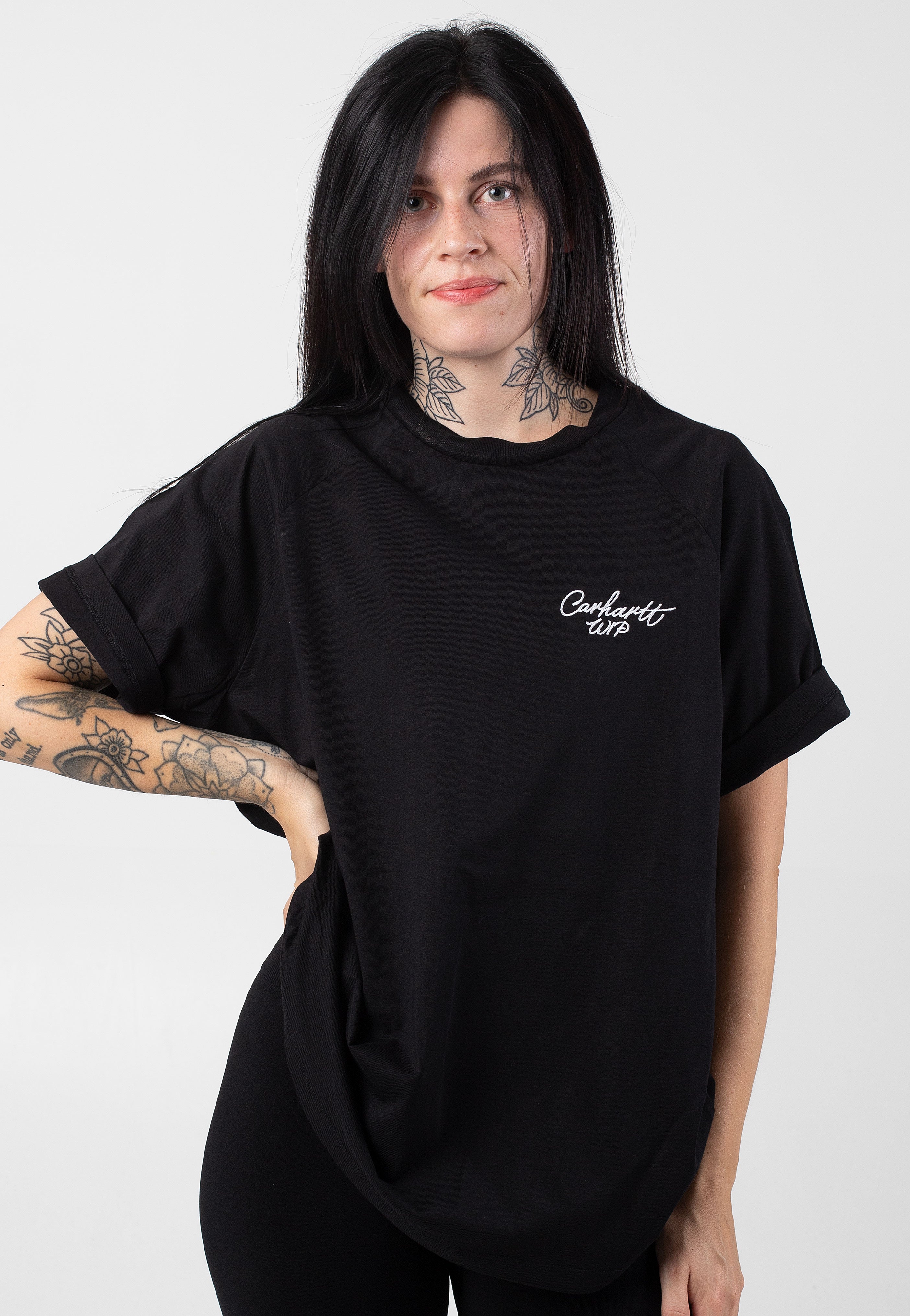 Carhartt WIP - W' Signature Black/White - T-Shirt | Women-Image