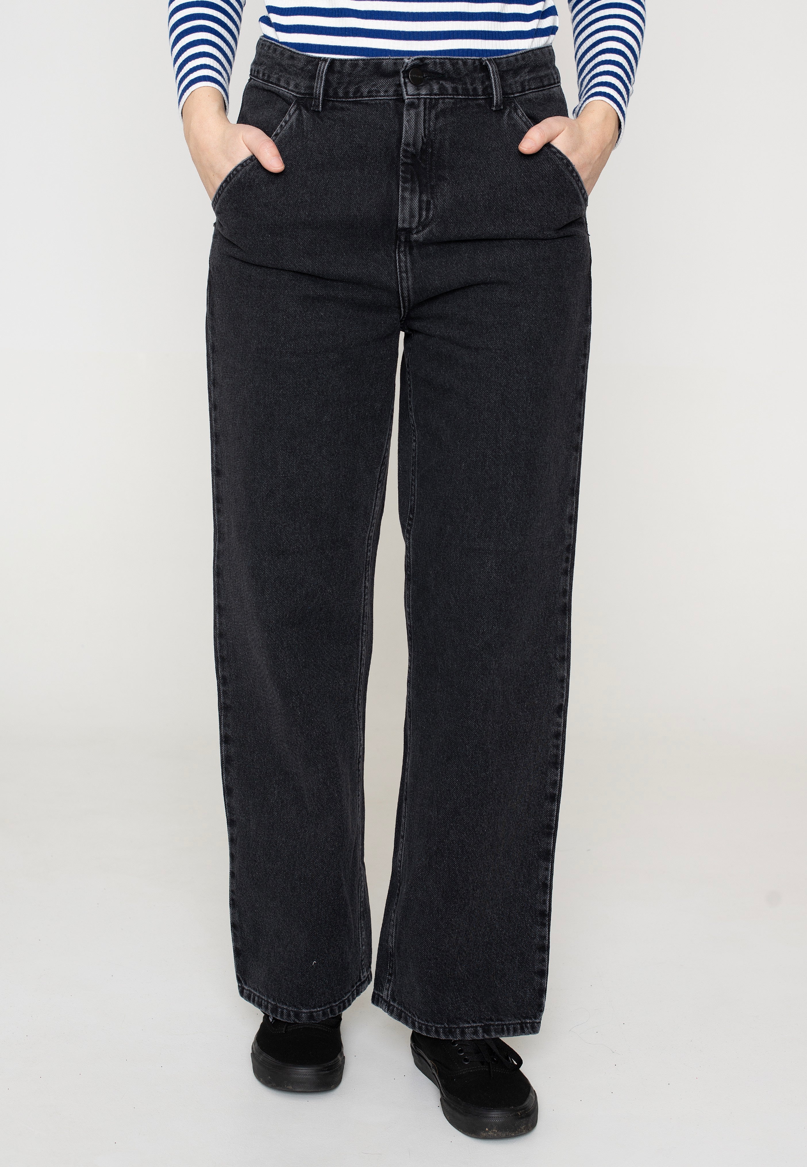 Carhartt WIP - W' Simple Stone Washed Black - Jeans | Women-Image