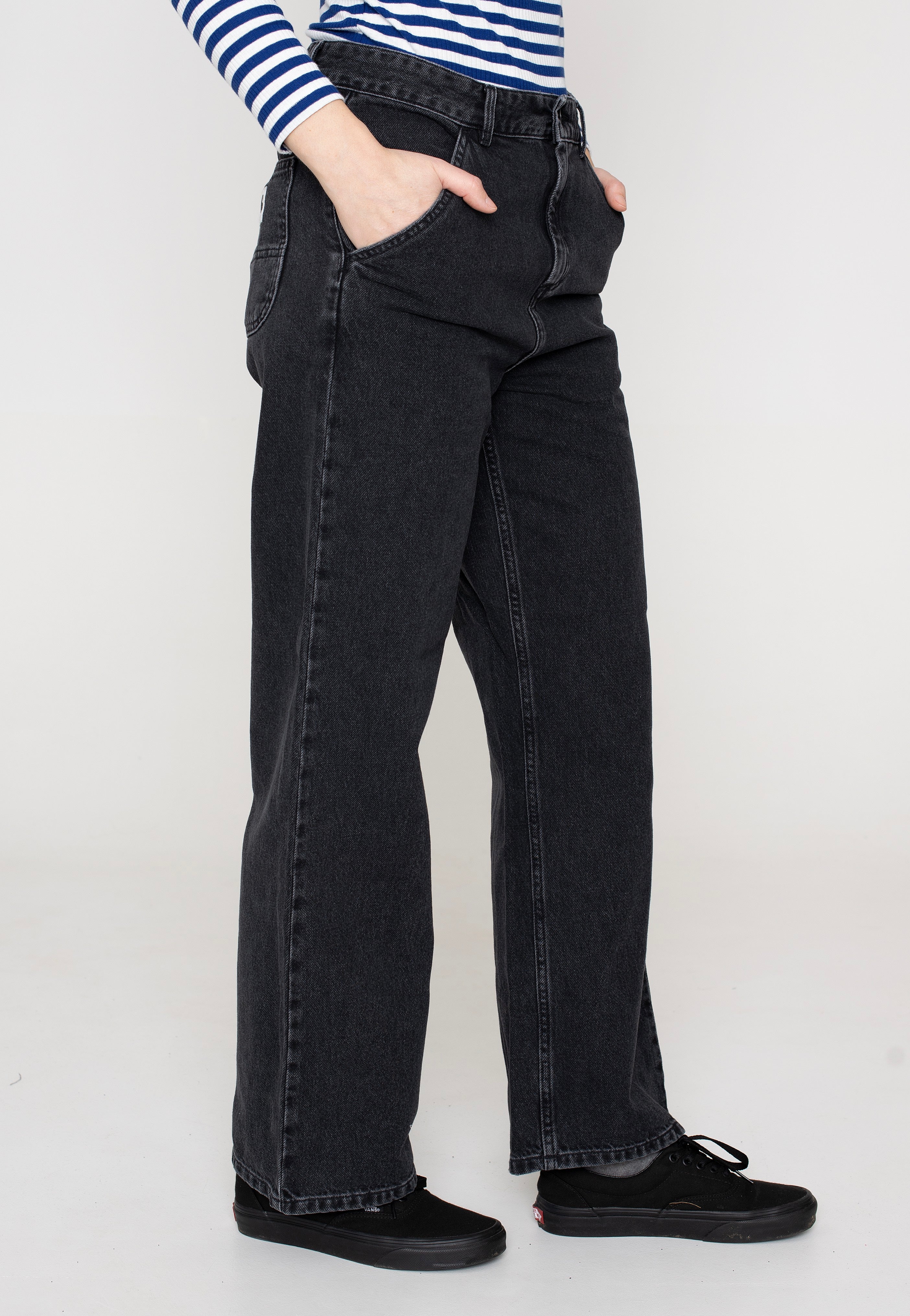 Carhartt WIP - W' Simple Stone Washed Black - Jeans | Women-Image