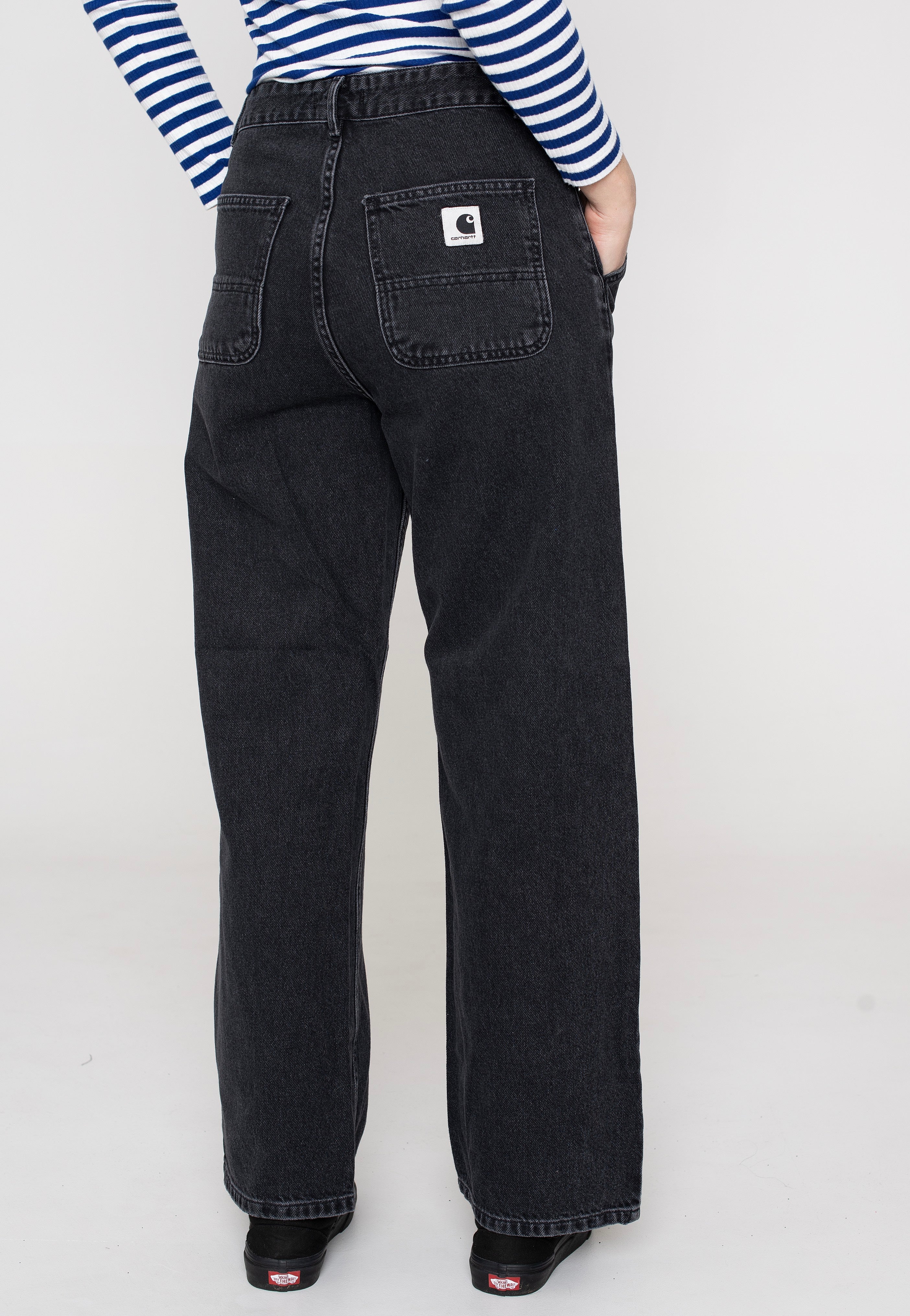 Carhartt WIP - W' Simple Stone Washed Black - Jeans | Women-Image