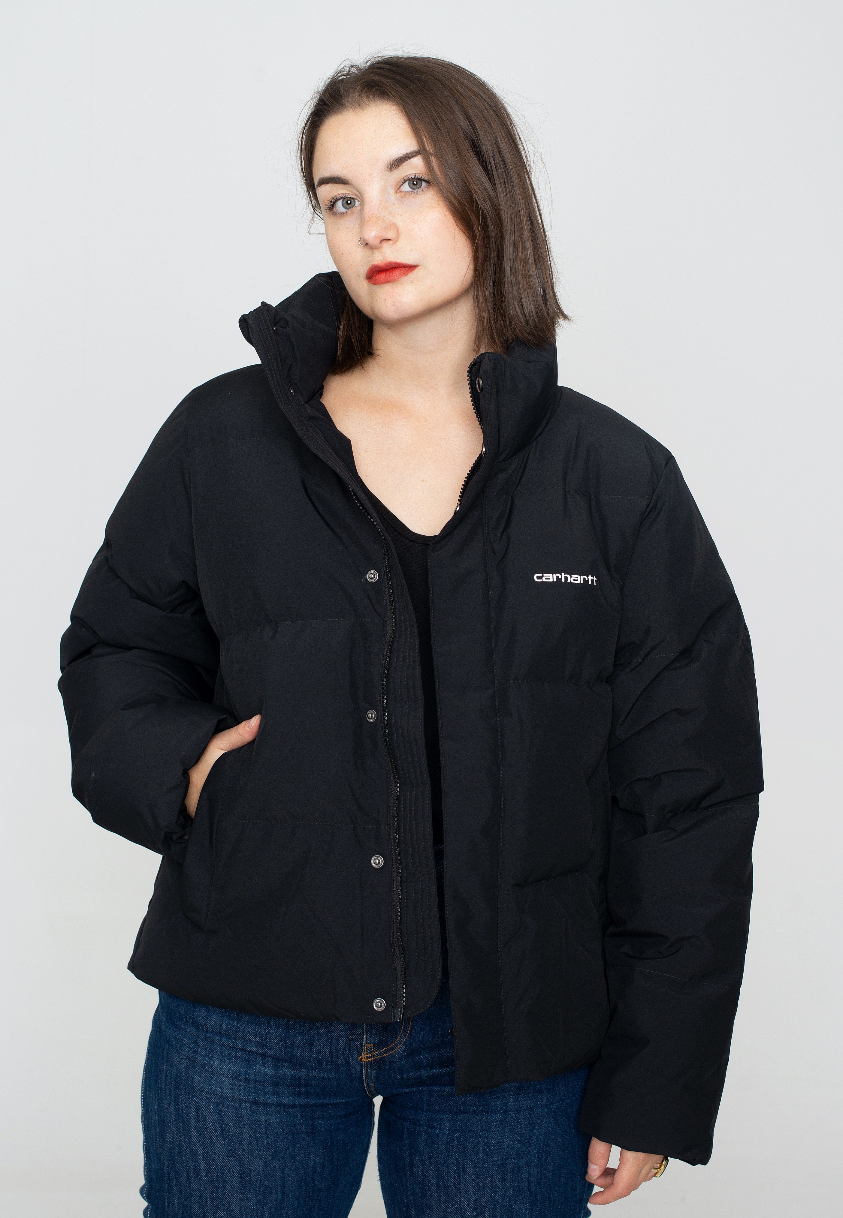 Carhartt WIP - W' Yanie Black/White - Jacket | Women-Image