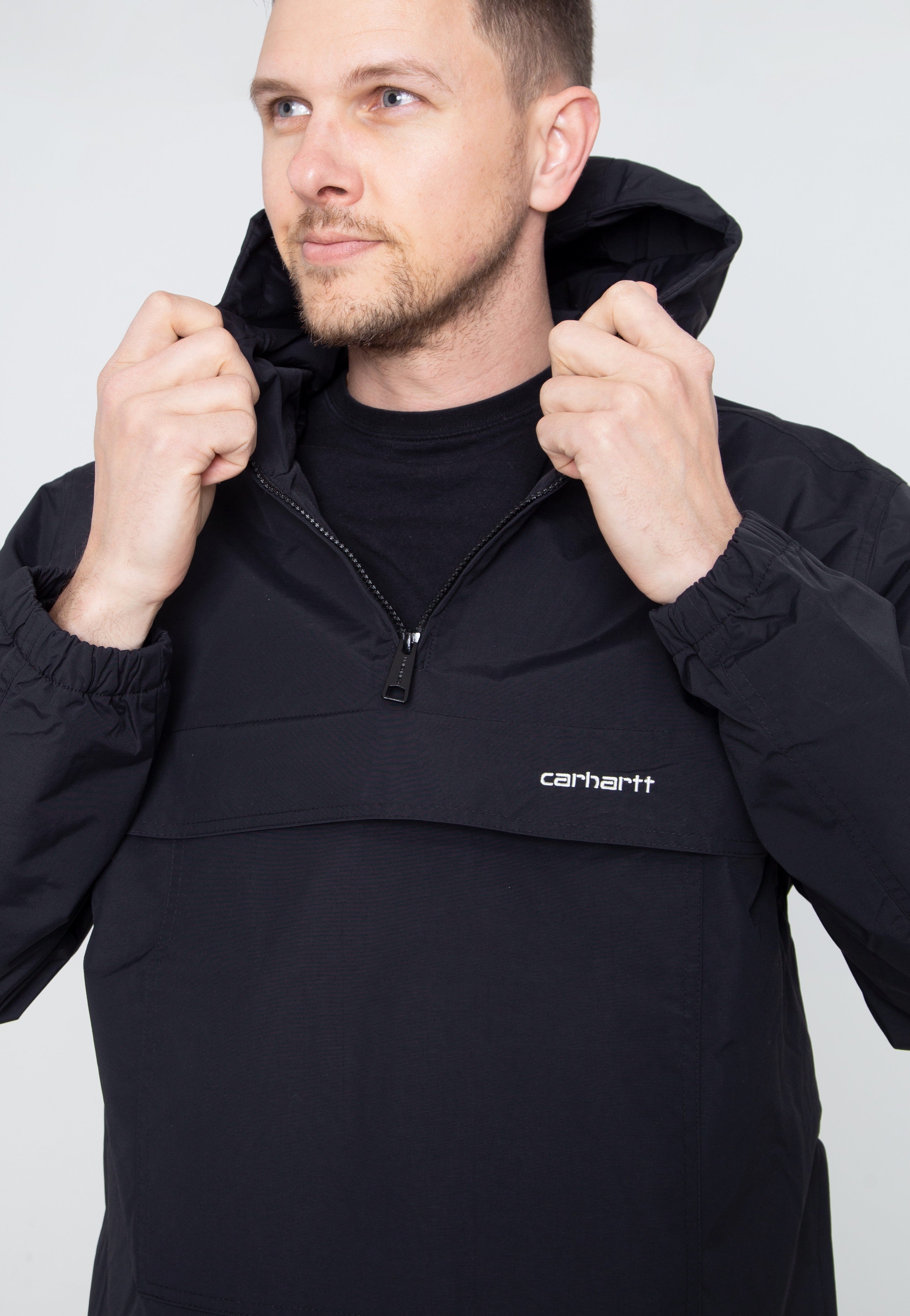 Carhartt WIP - Windbreaker Black/White - Jacket | Men-Image