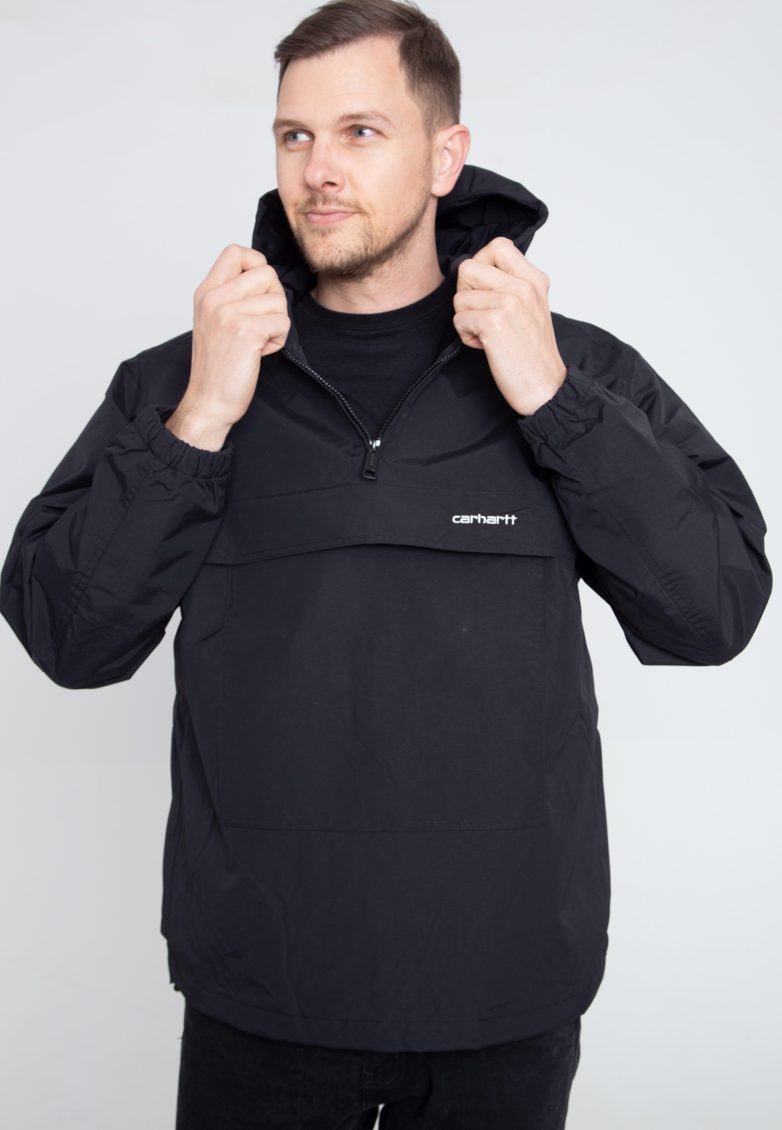 Carhartt WIP - Windbreaker Black/White - Jacket | Men-Image