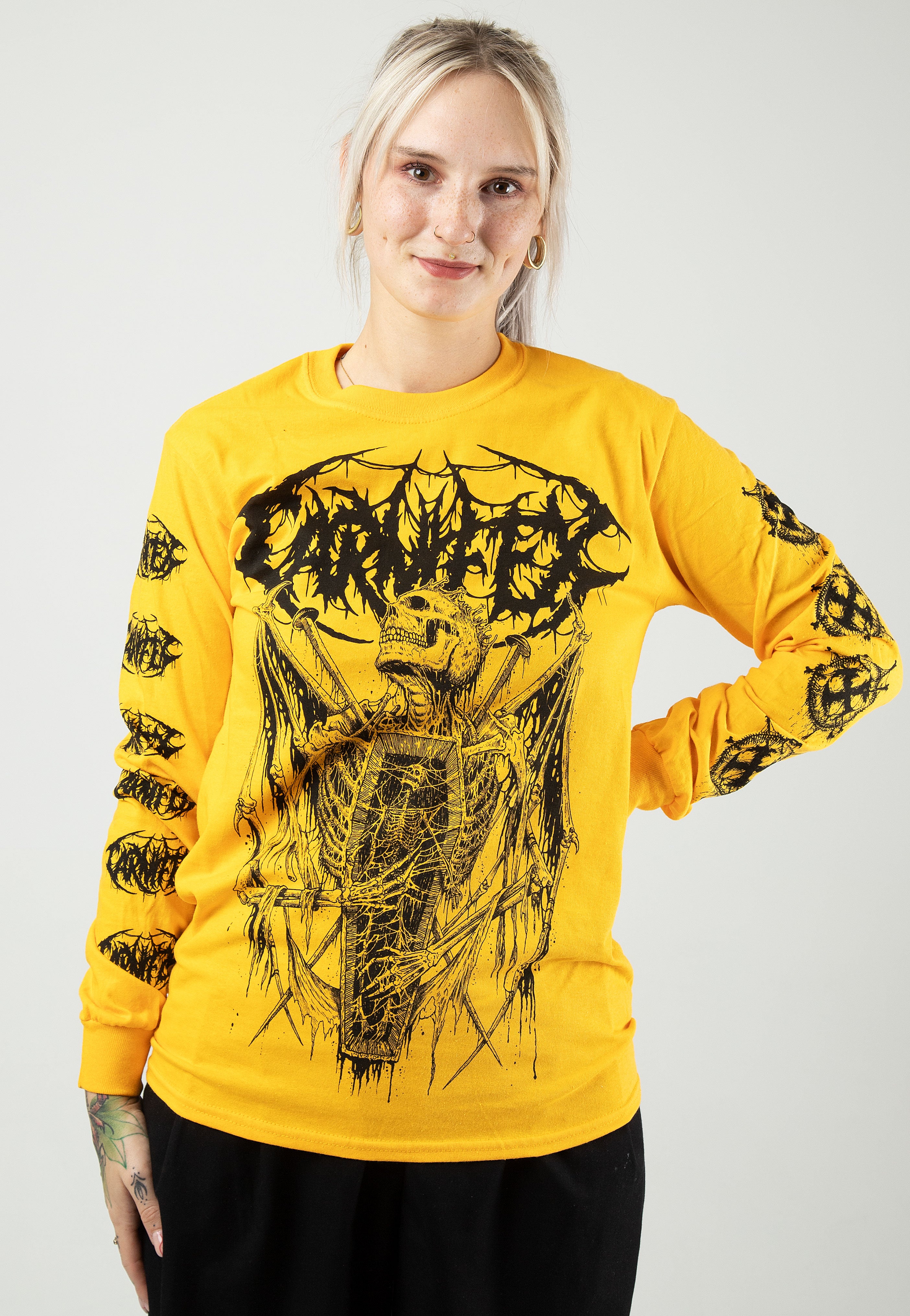 Carnifex - Casket Gold - Longsleeve | Women-Image