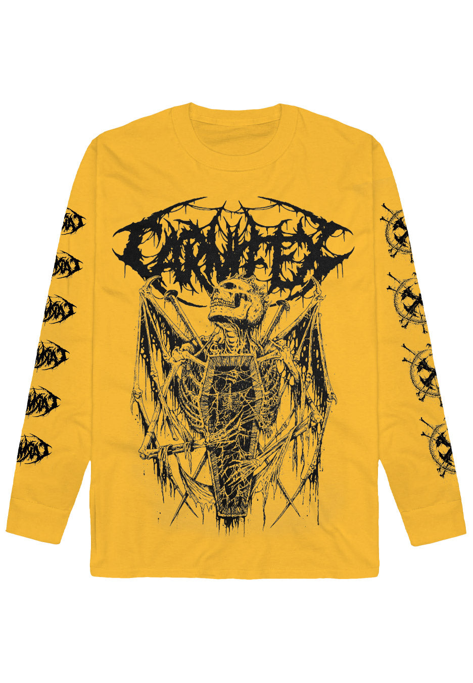 Carnifex - Casket Gold - Longsleeve | Neutral-Image