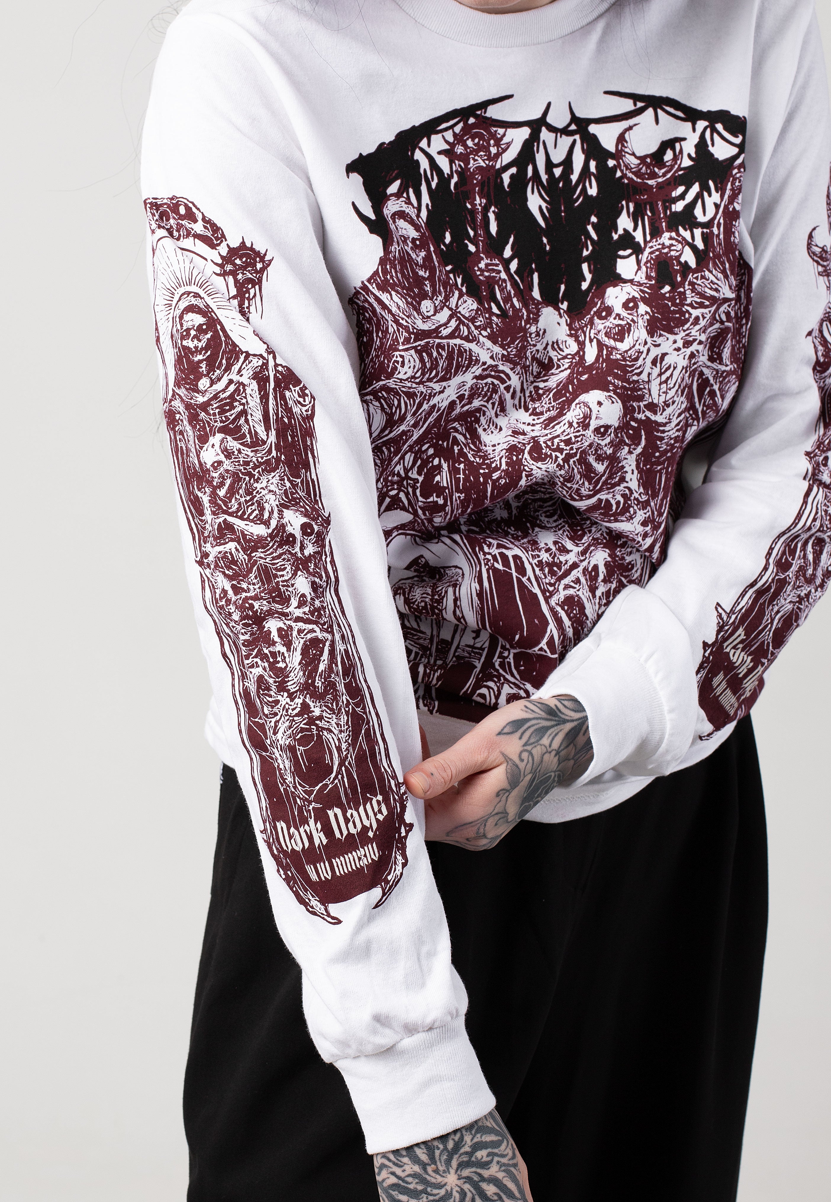 Carnifex - Dark Days White - Longsleeve | Women-Image