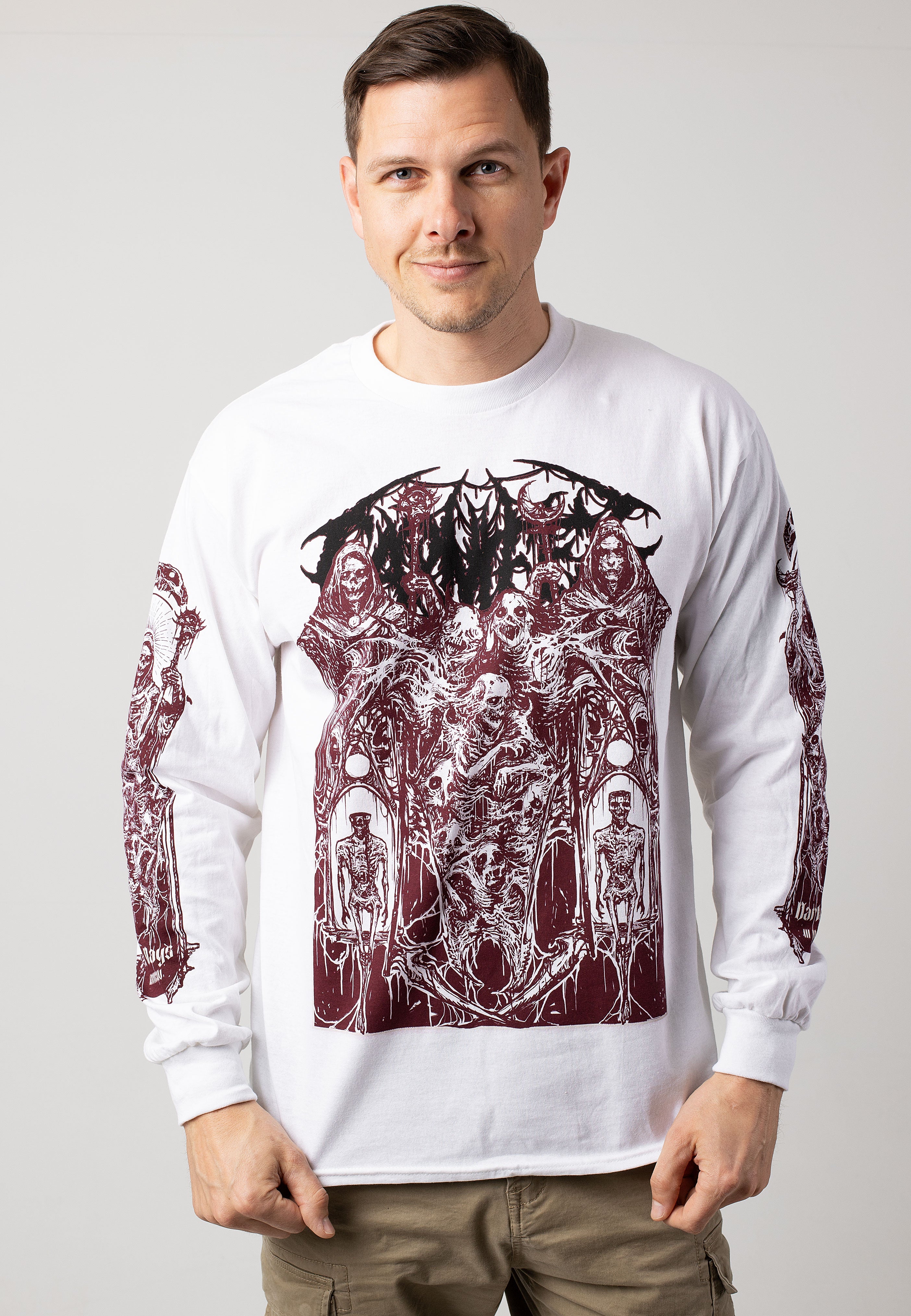 Carnifex - Dark Days White - Longsleeve | Men-Image