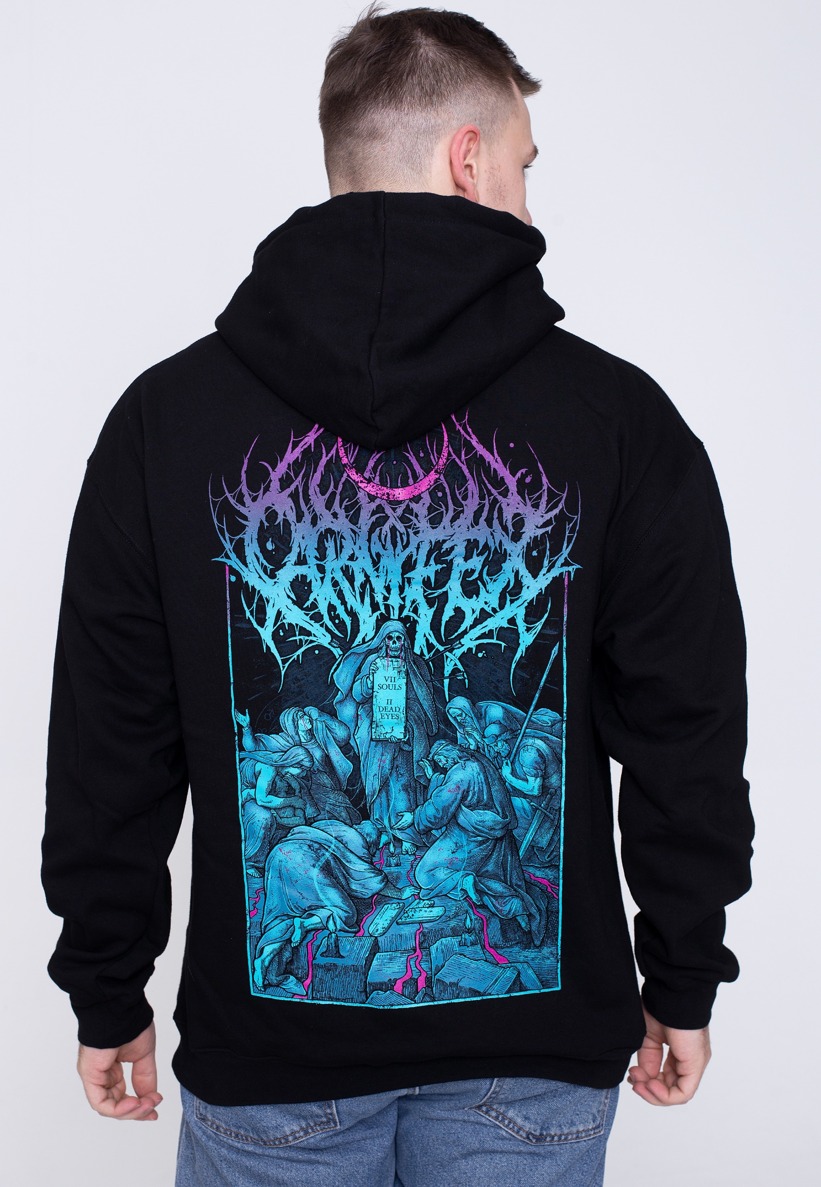 Carnifex - Dead Eyes Face Mask - Hoodie | Men-Image