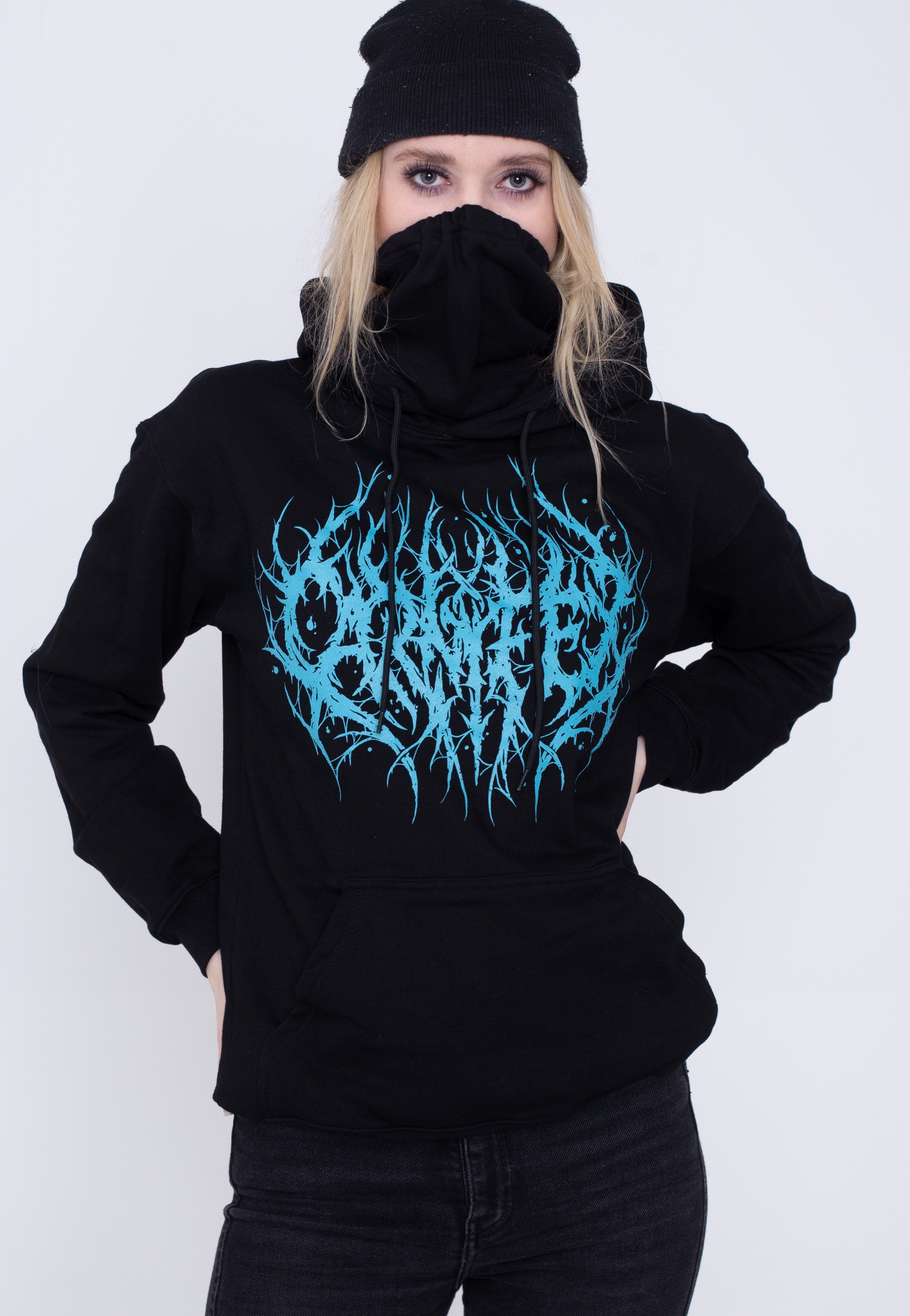 Carnifex - Dead Eyes Face Mask - Hoodie | Women-Image